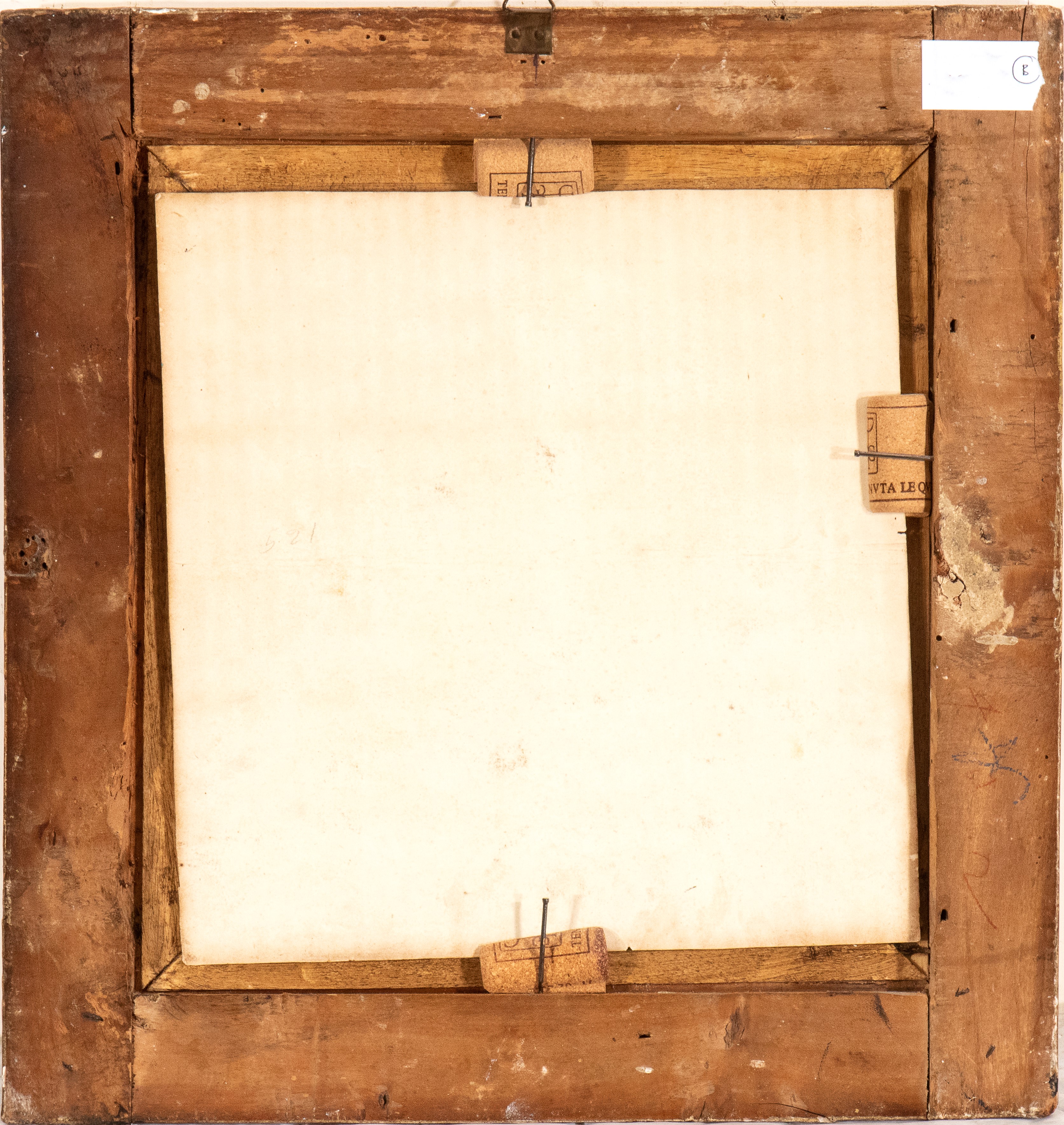 a) Paesaggio di campagna con viandanti; b) Capriccio architettonico con rovine e figure. Coppia d...