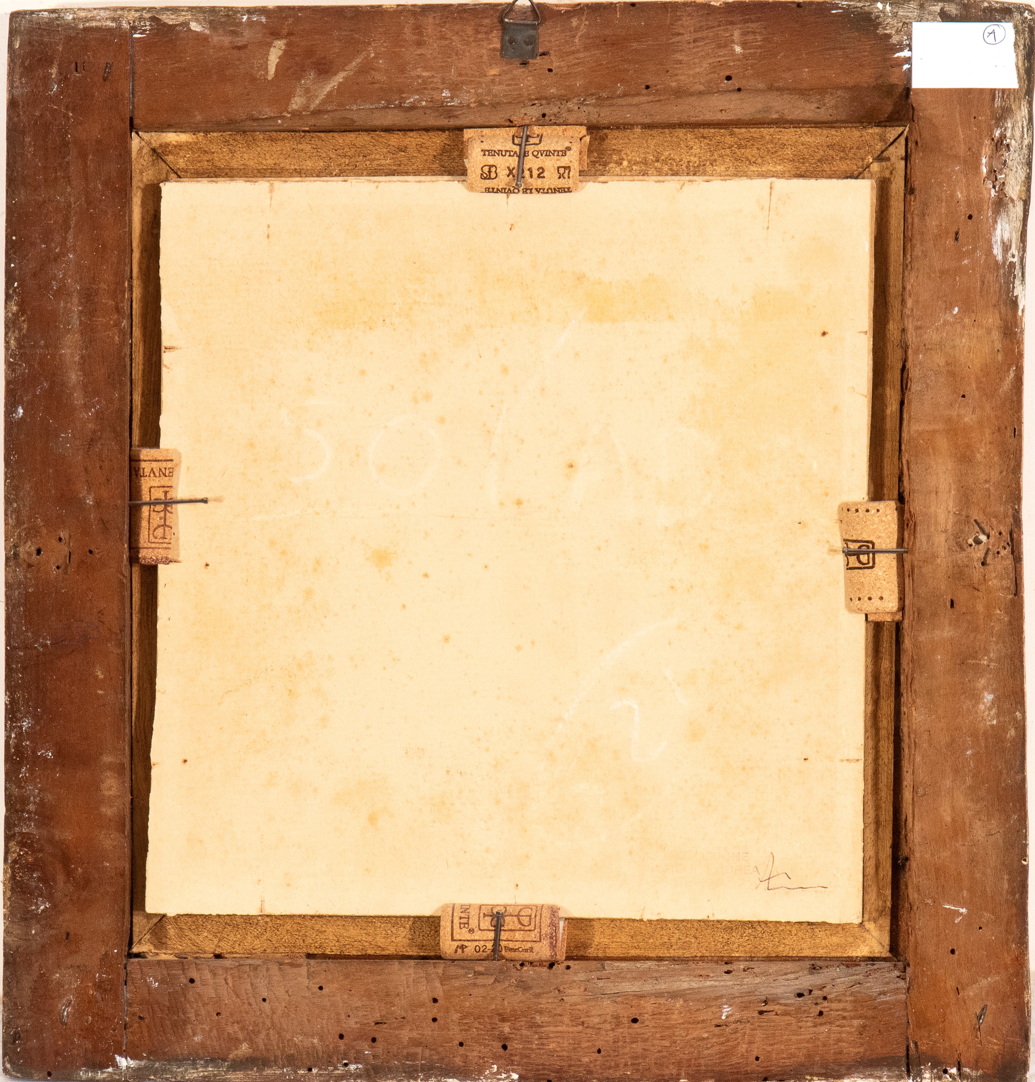 a) Paesaggio di campagna con viandanti; b) Capriccio architettonico con rovine e figure. Coppia d...