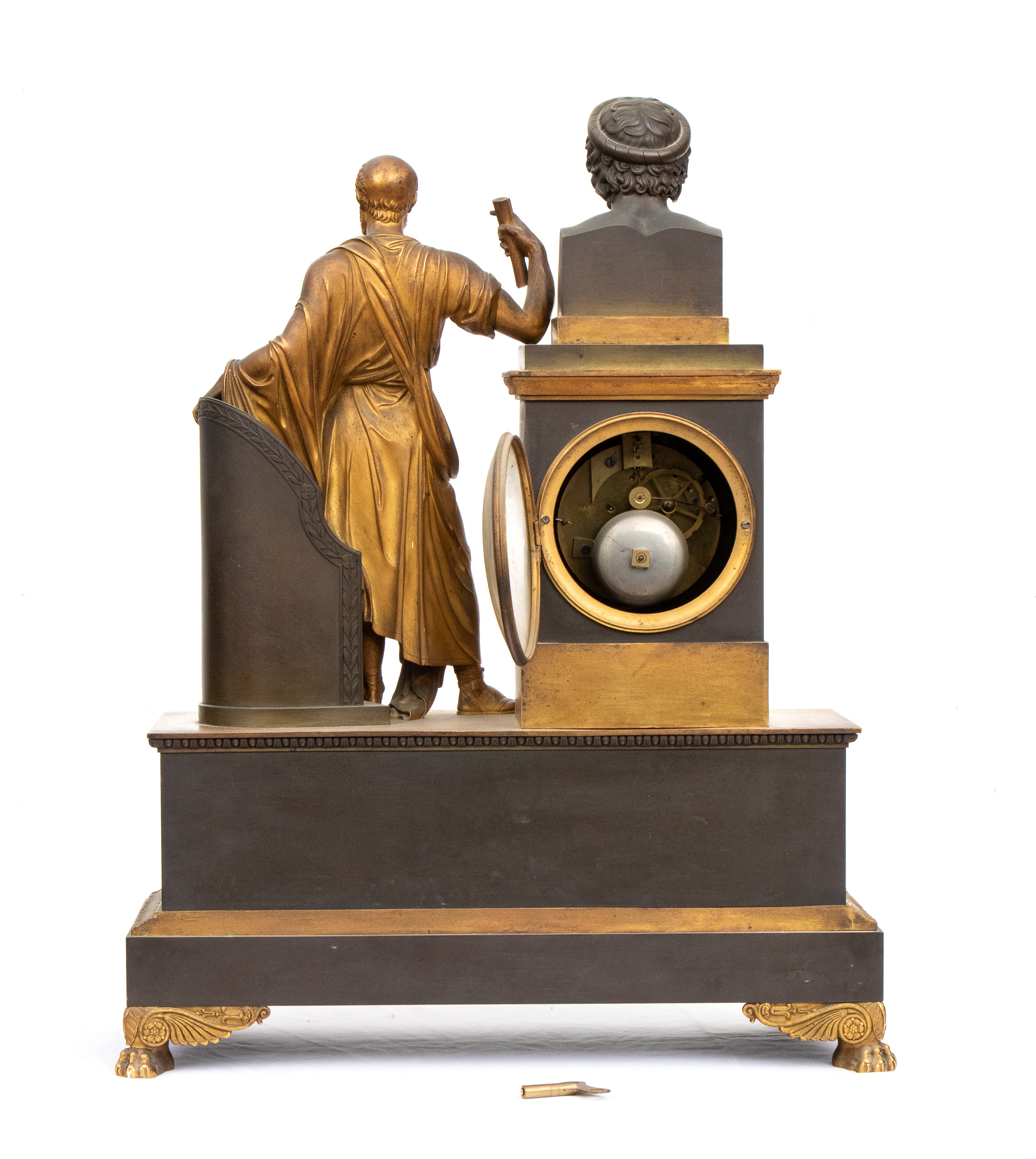 Orologio da camino, epoca Impero