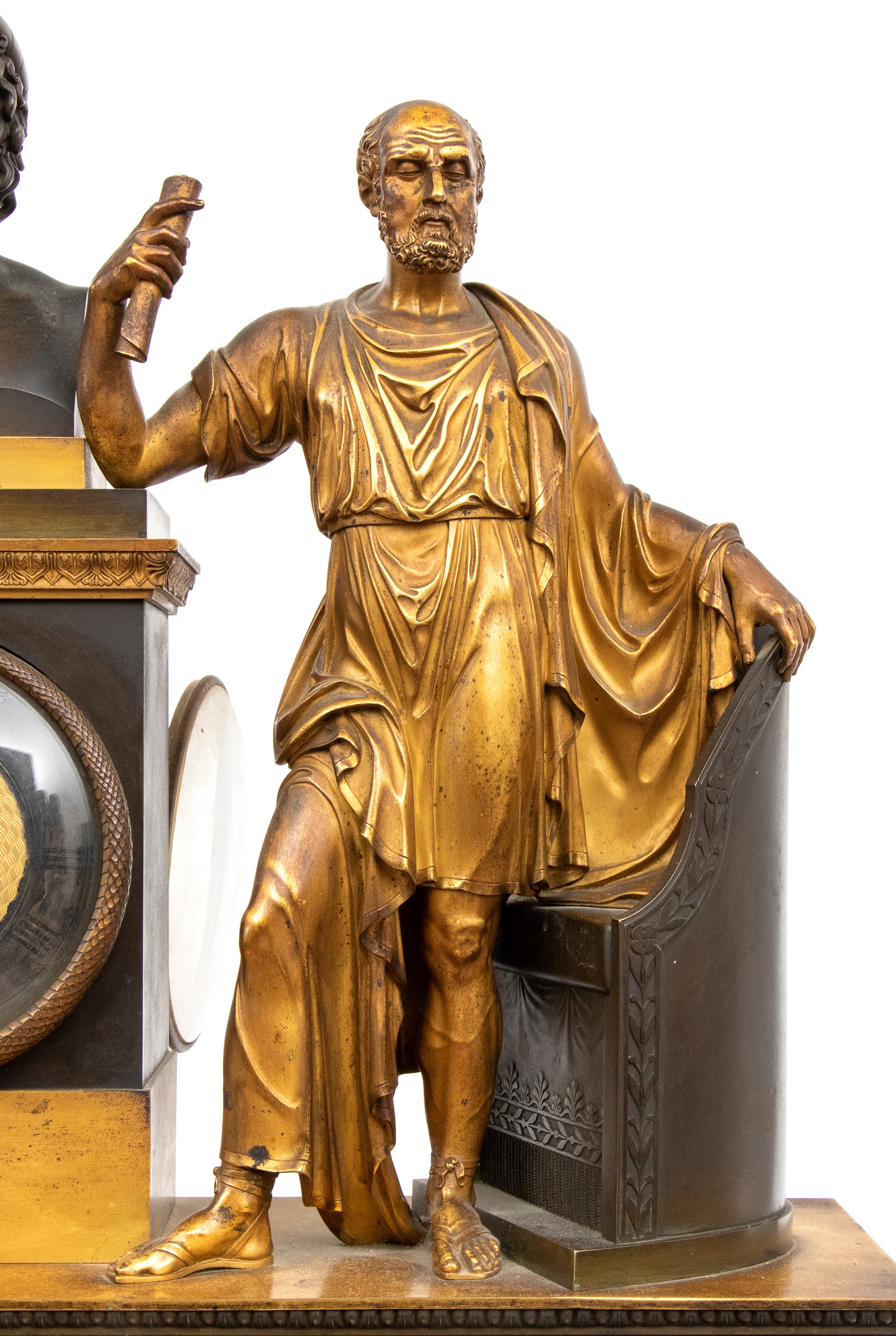 Orologio da camino, epoca Impero