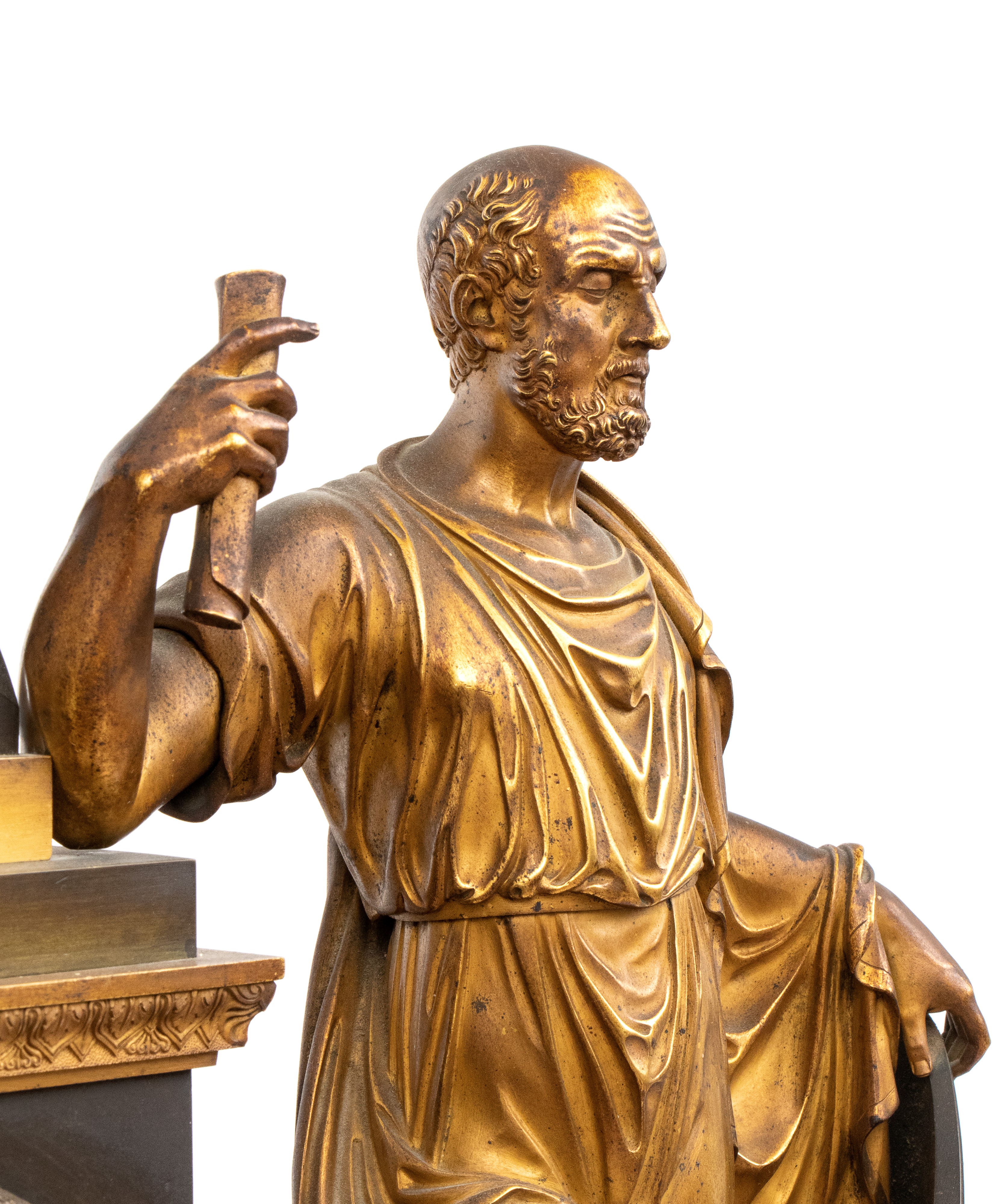 Orologio da camino, epoca Impero