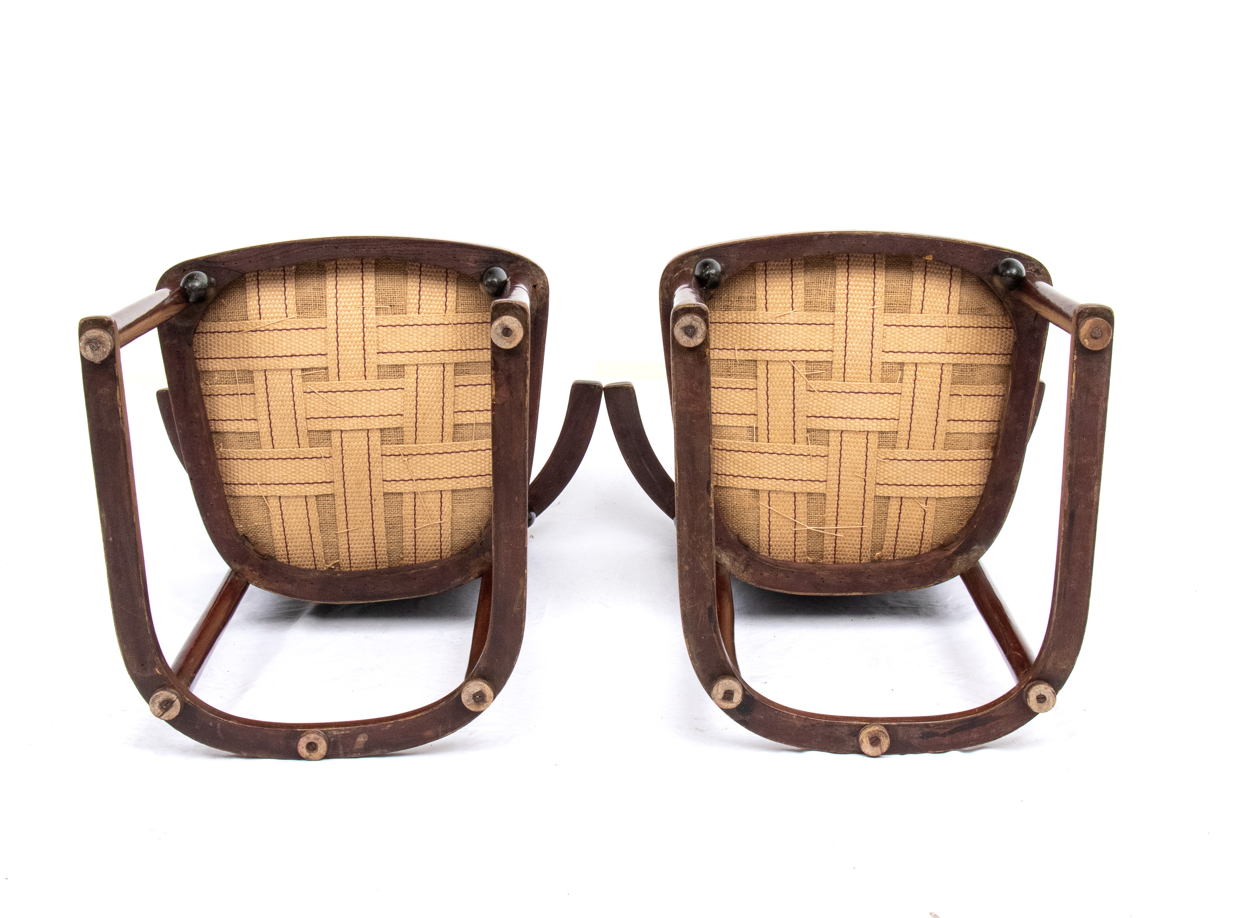 Michael Thonet - Coppia di sedie in faggio curvato a vapore