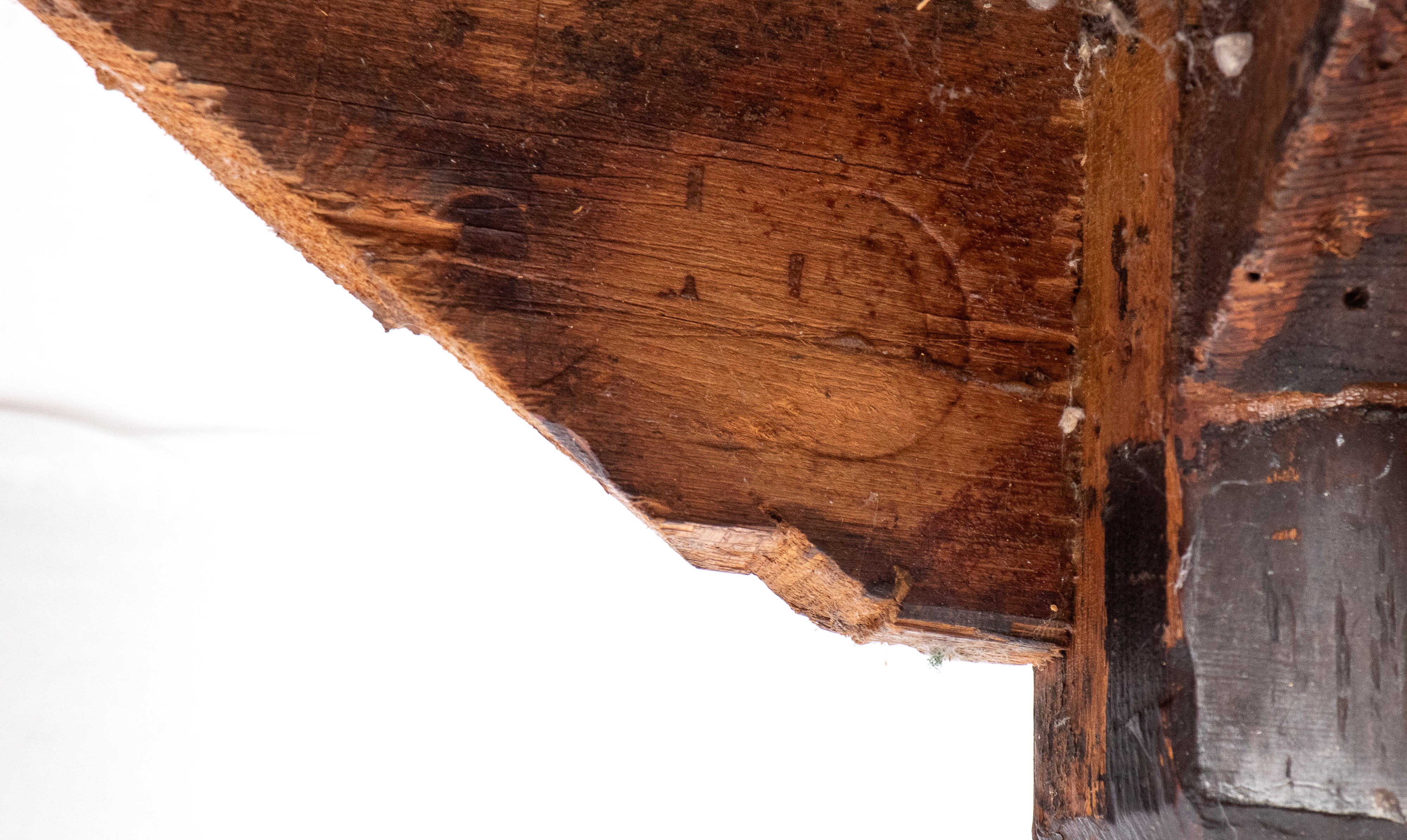 Comò con alzata a vetrina