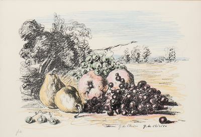 Natura morta, litografia