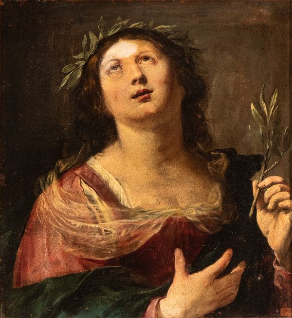 Artista attivo a Roma, XVII secolo - Calliope or Allegory of Poetry