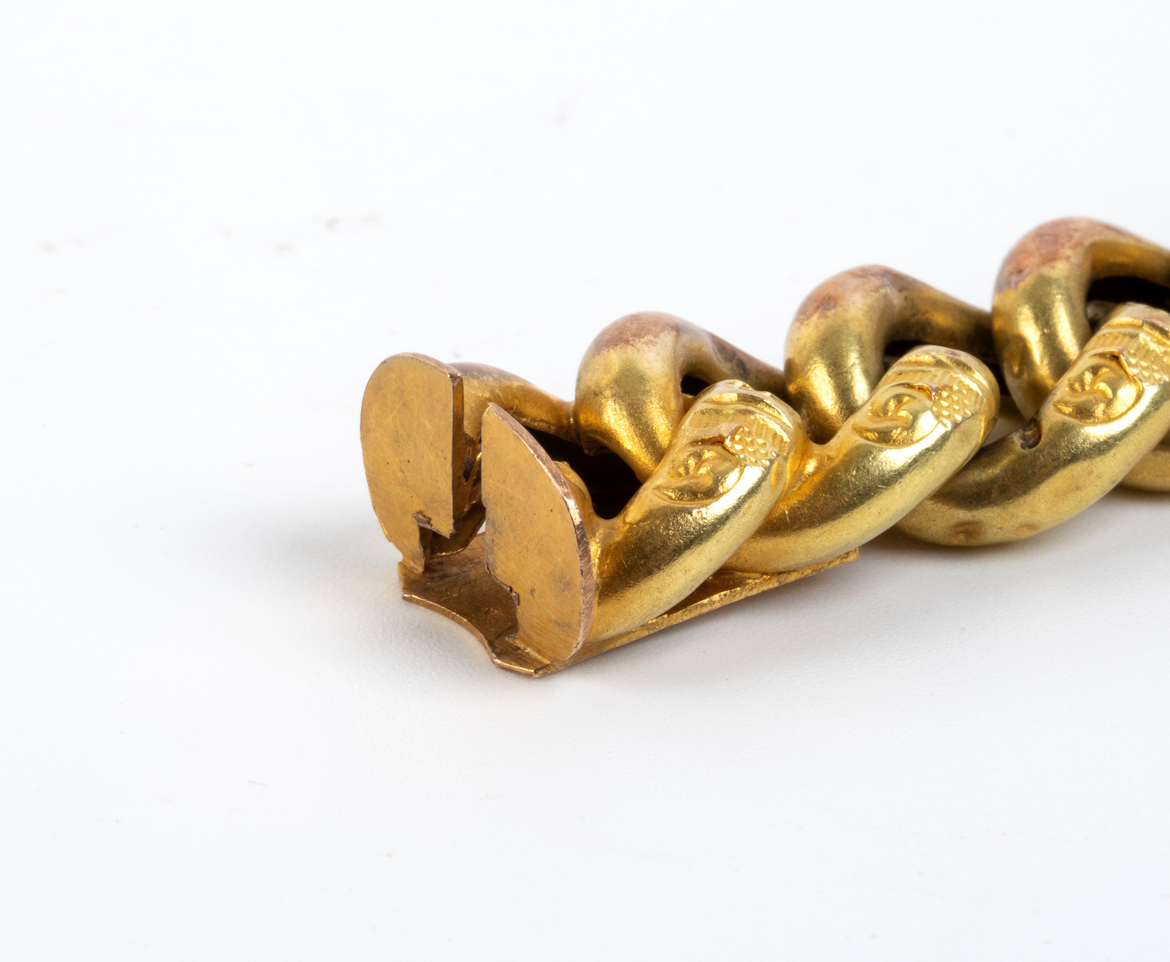 Bracciale in oro giallo, fine  XIX secolo