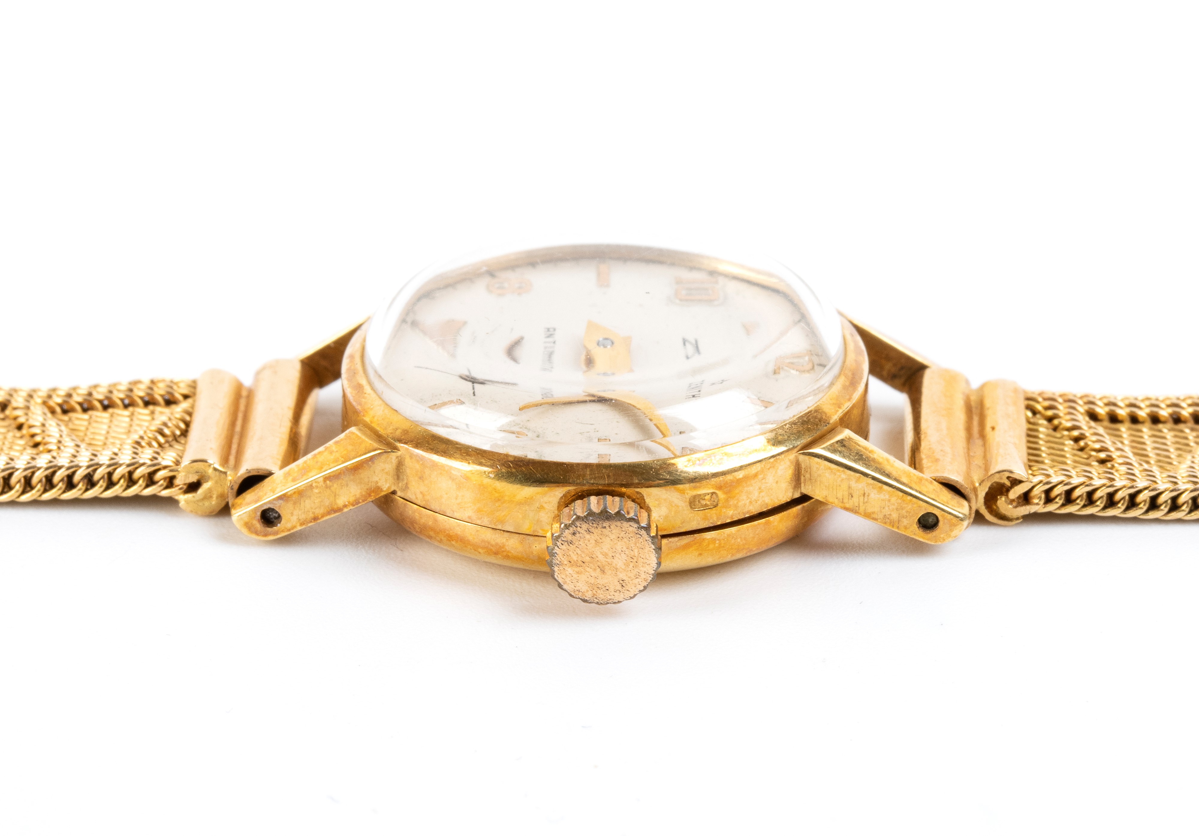 Zenith - Orologio Lady con cassa in oro, quadrante crema e bracciale a maglia
