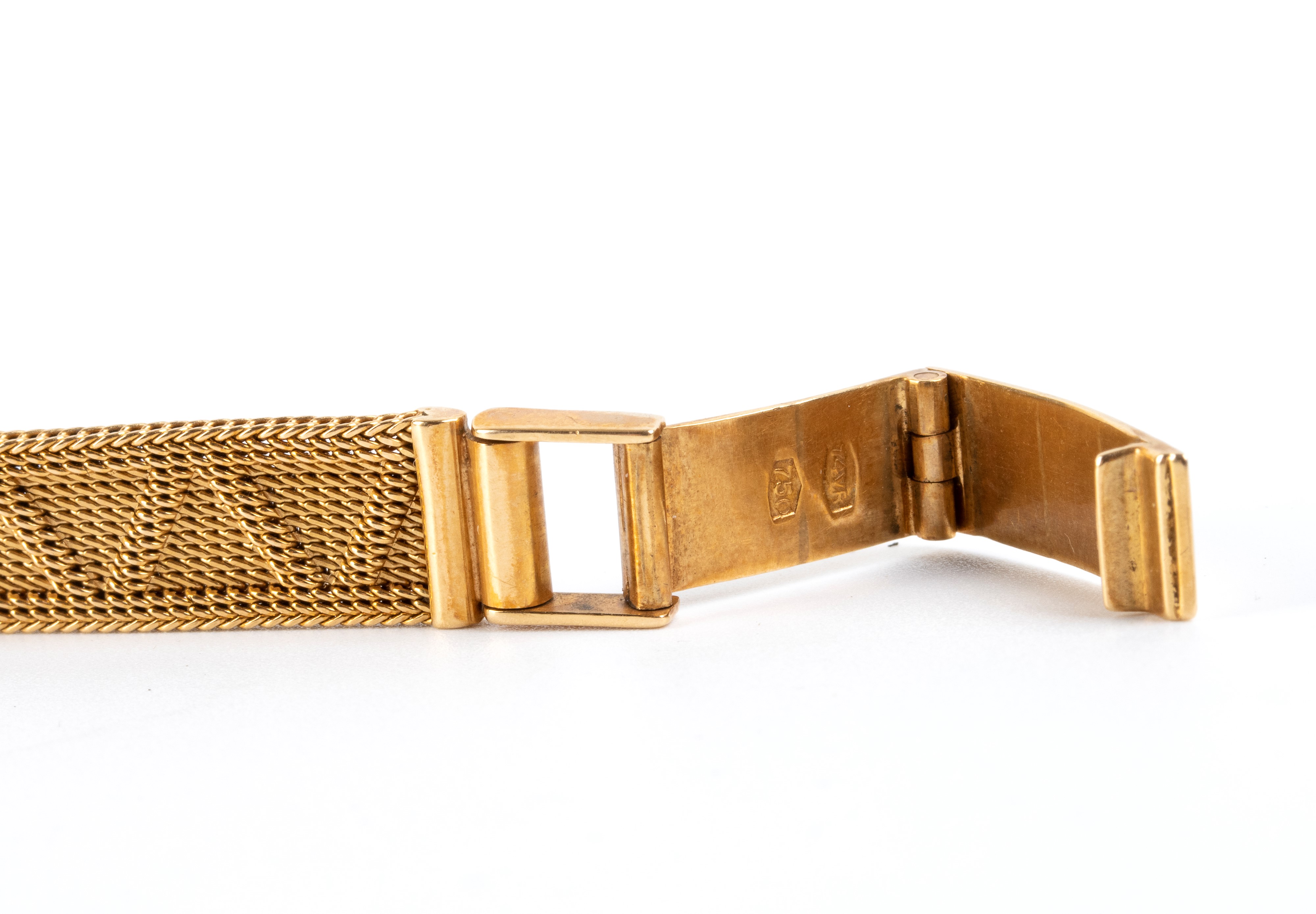 Zenith - Orologio Lady con cassa in oro, quadrante crema e bracciale a maglia