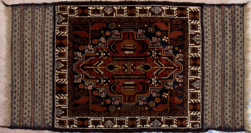 Tappeto persiano, XX secolo, dim. 180 x 80 cm
