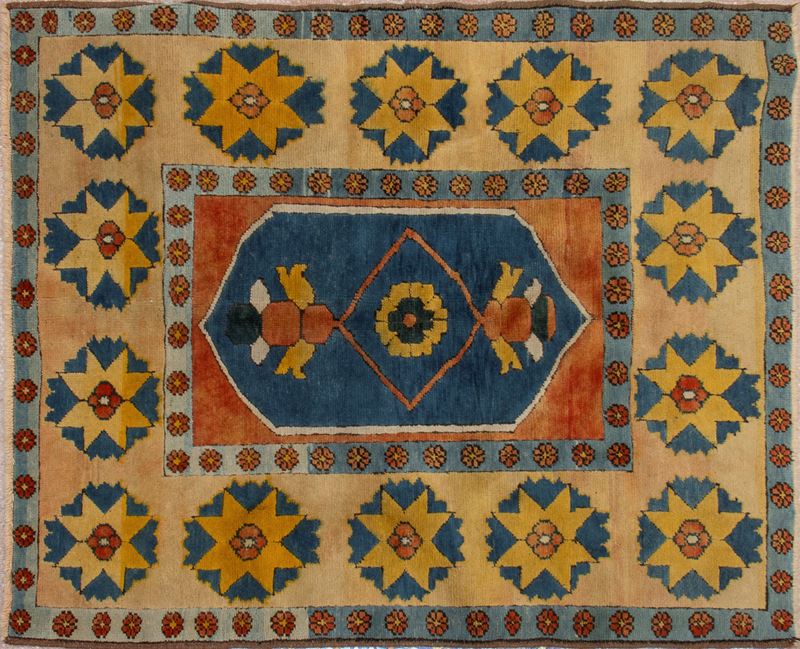 Tappeto kilim, XX secolo, geometrico e floreale