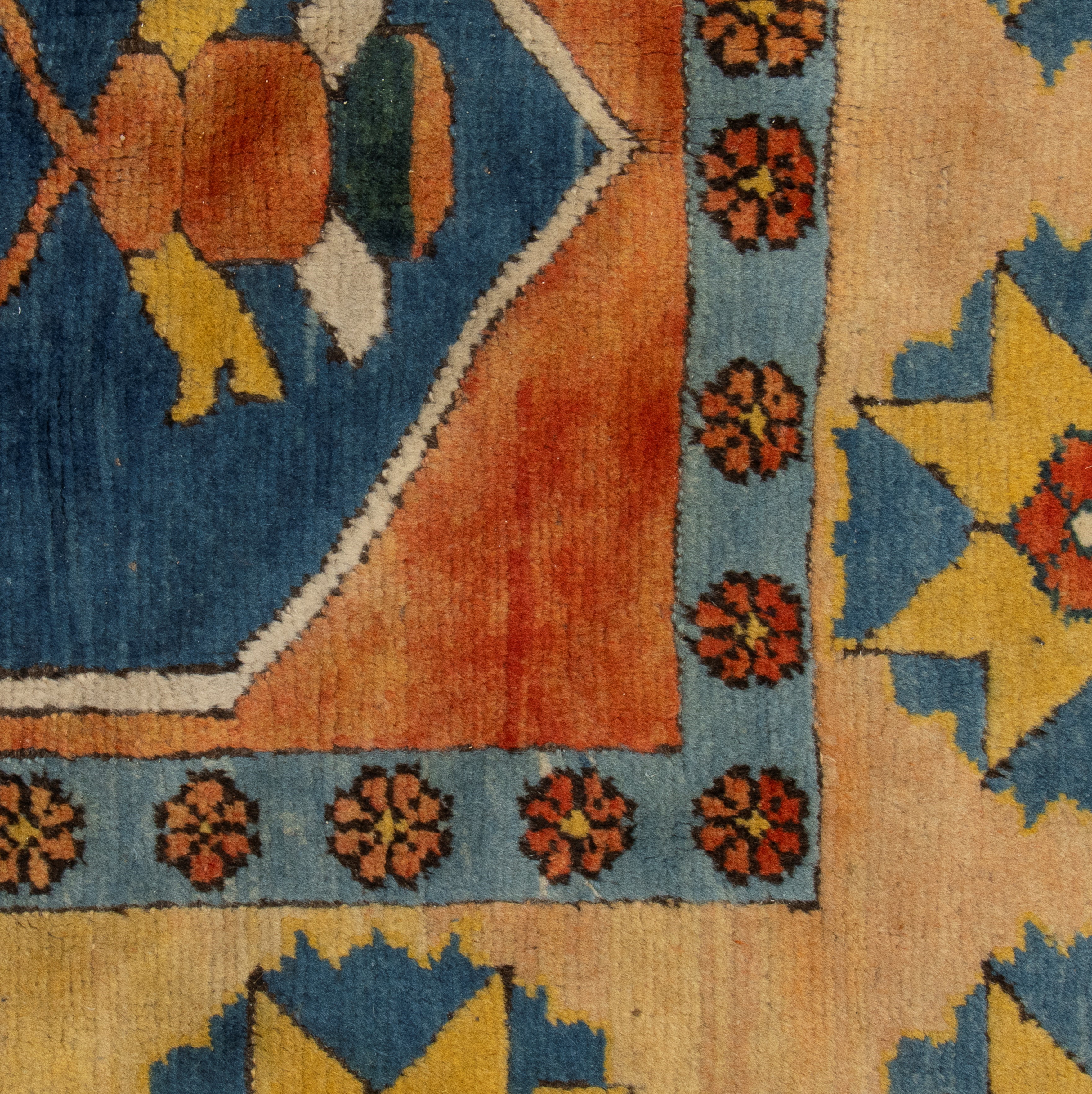 Tappeto kilim, XX secolo, geometrico e floreale
