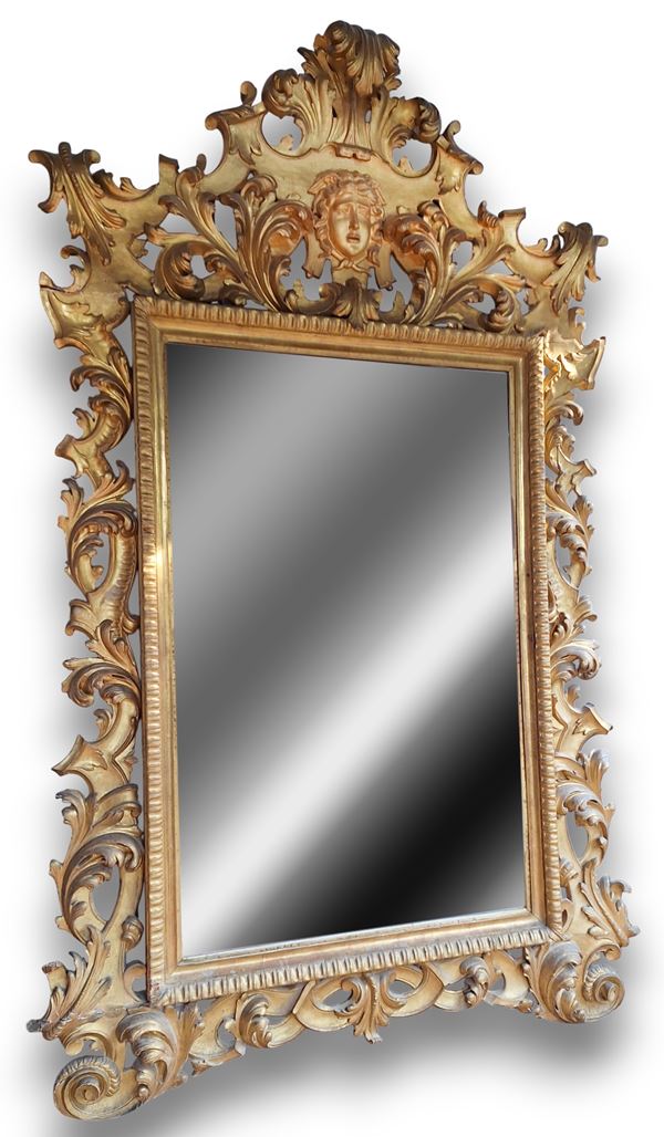 Consolle con specchiera in stile Luigi XV