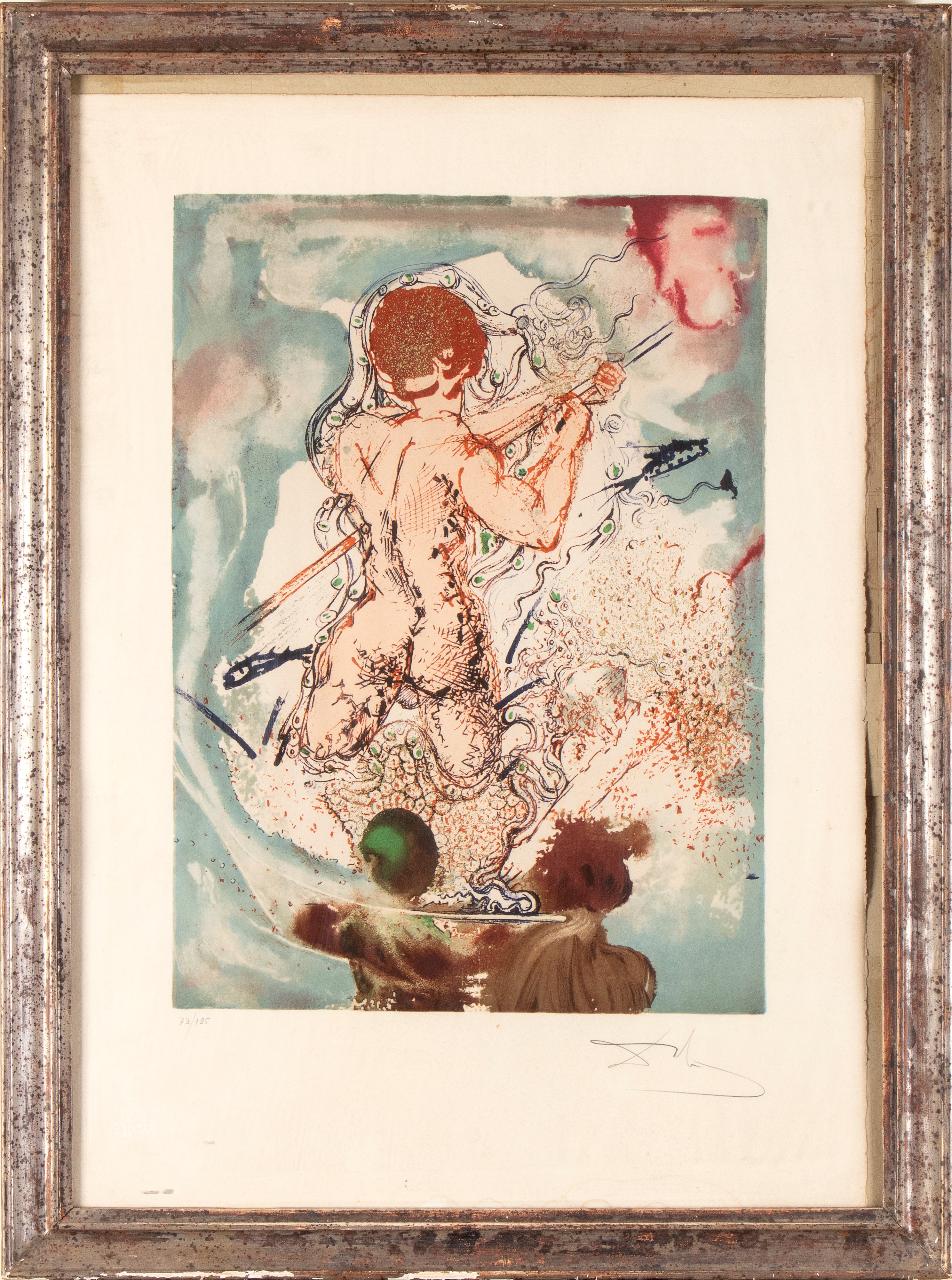 Salvador Dalí - Sinbad le marin - Litografia su carta