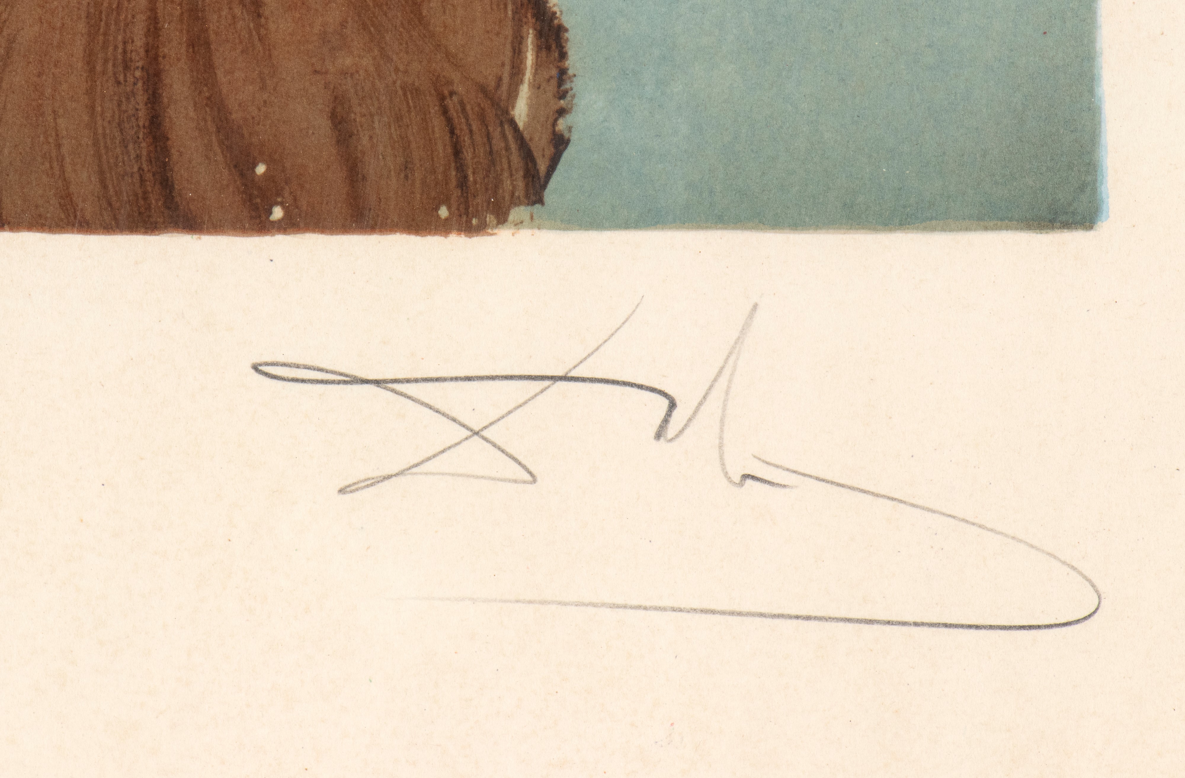 Salvador Dalí - Sinbad le marin - Litografia su carta
