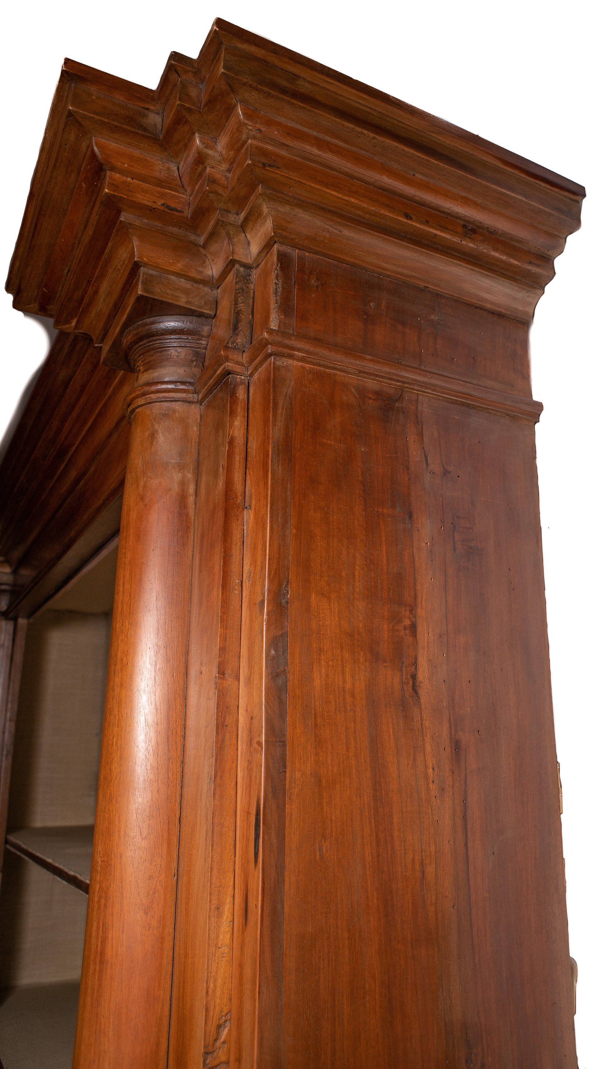 Libreria Neoclassica, noce massello, Area lombarda, XVIII secolo