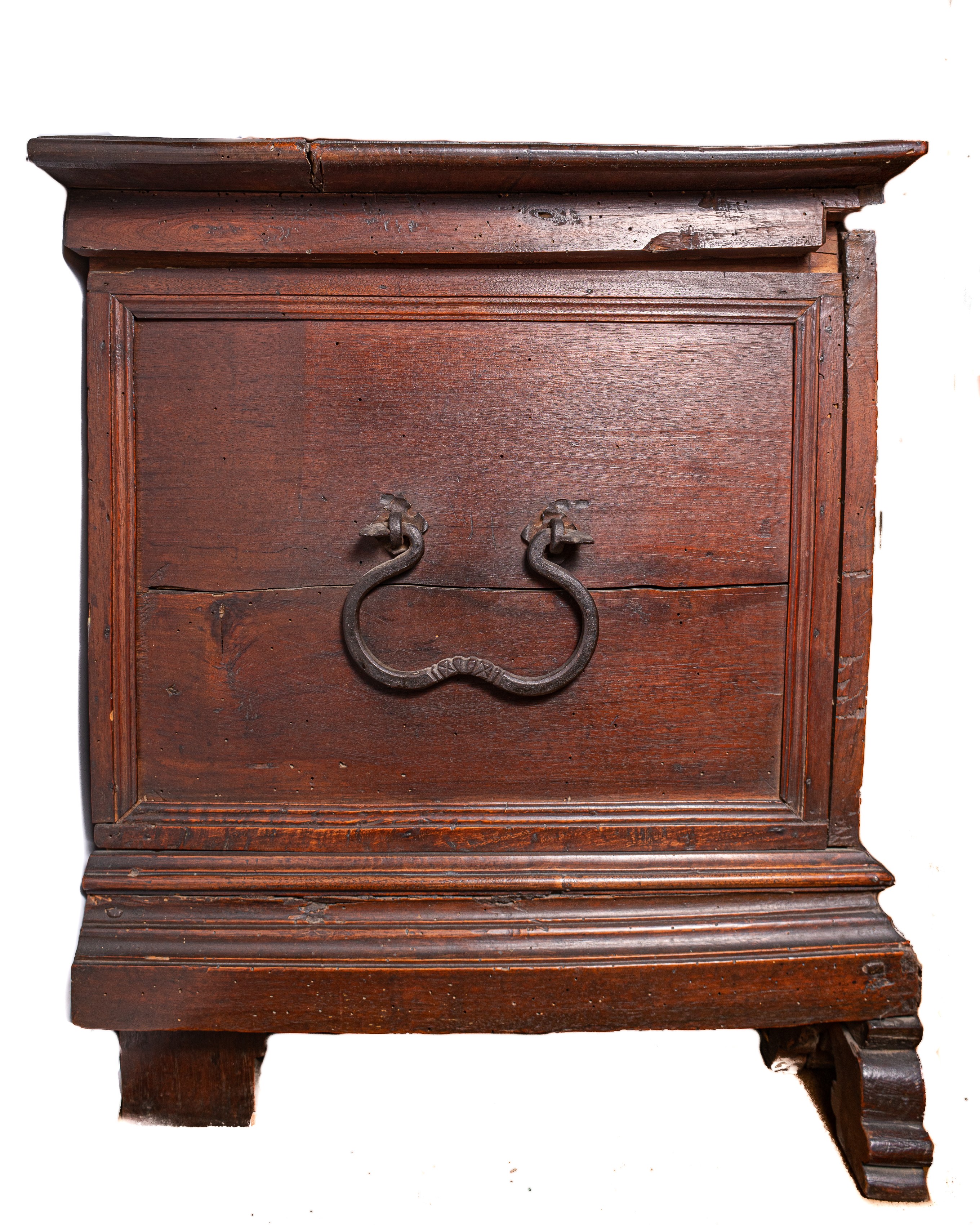 Cassapanca rinascimentale intarsiata