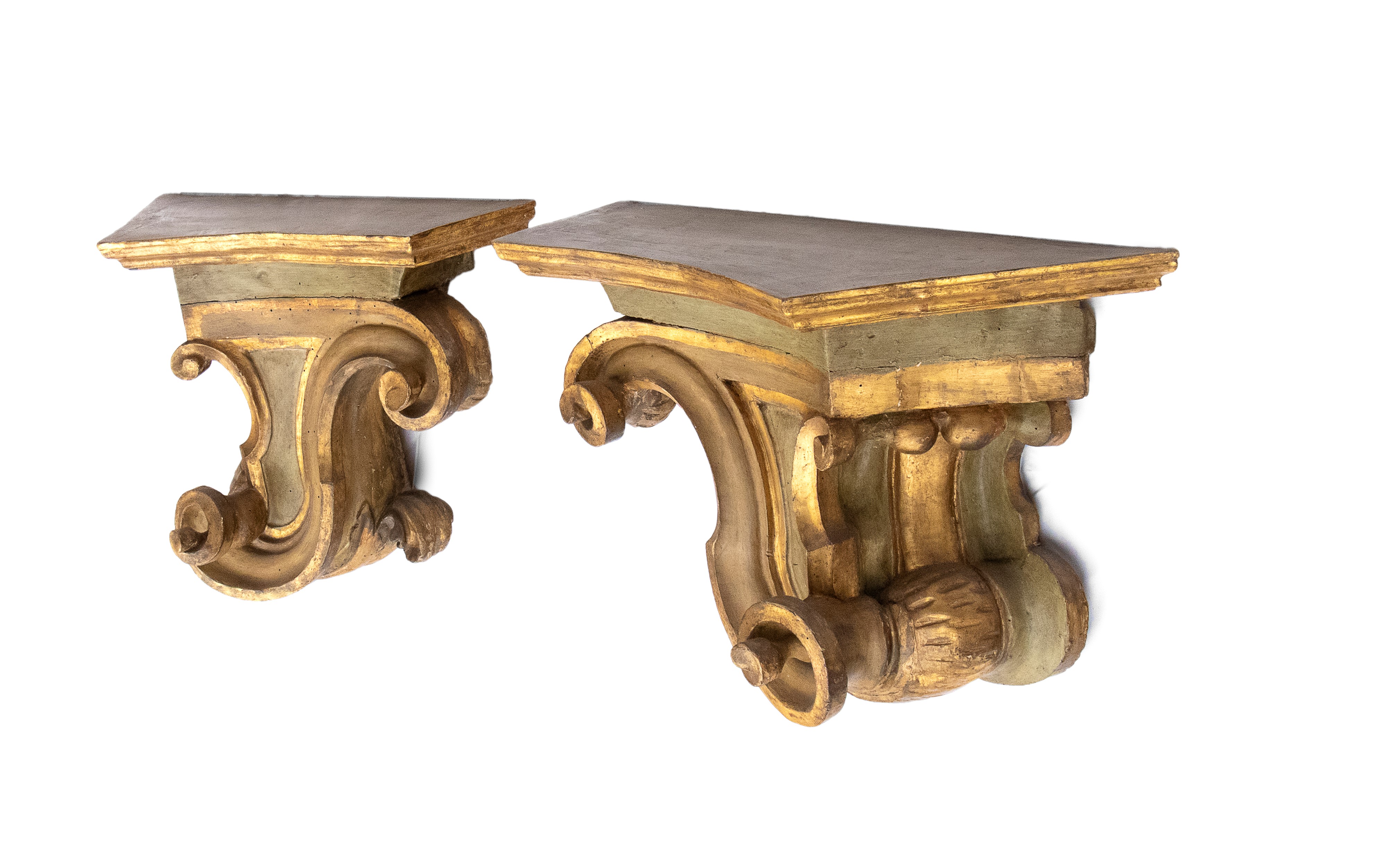 Console italiane, Coppia di console in stile Luigi XVI, XVIII secolo