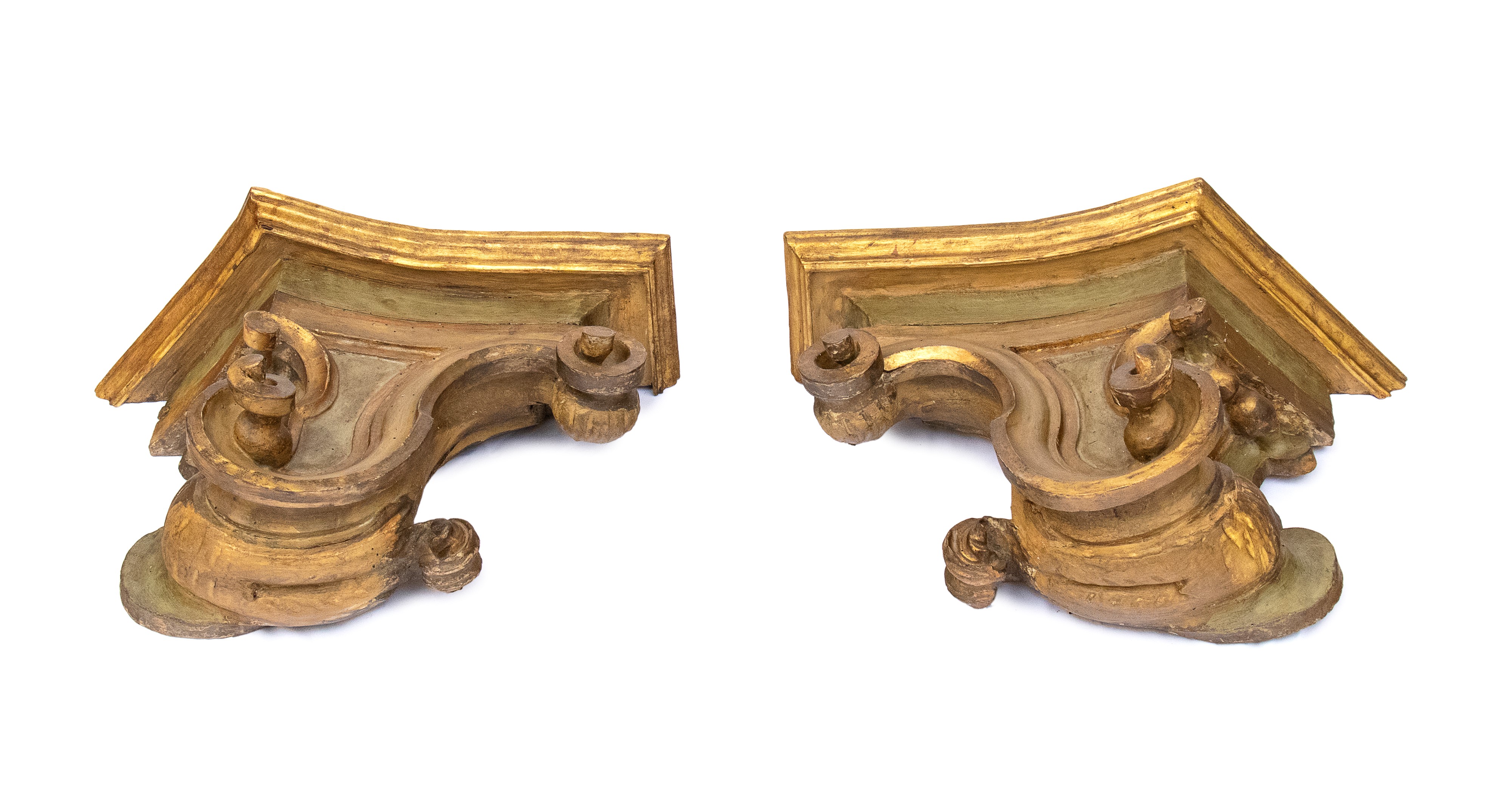 Console italiane, Coppia di console in stile Luigi XVI, XVIII secolo