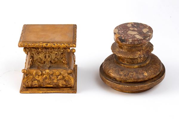 Due capitelli dorati, Luigi XVI