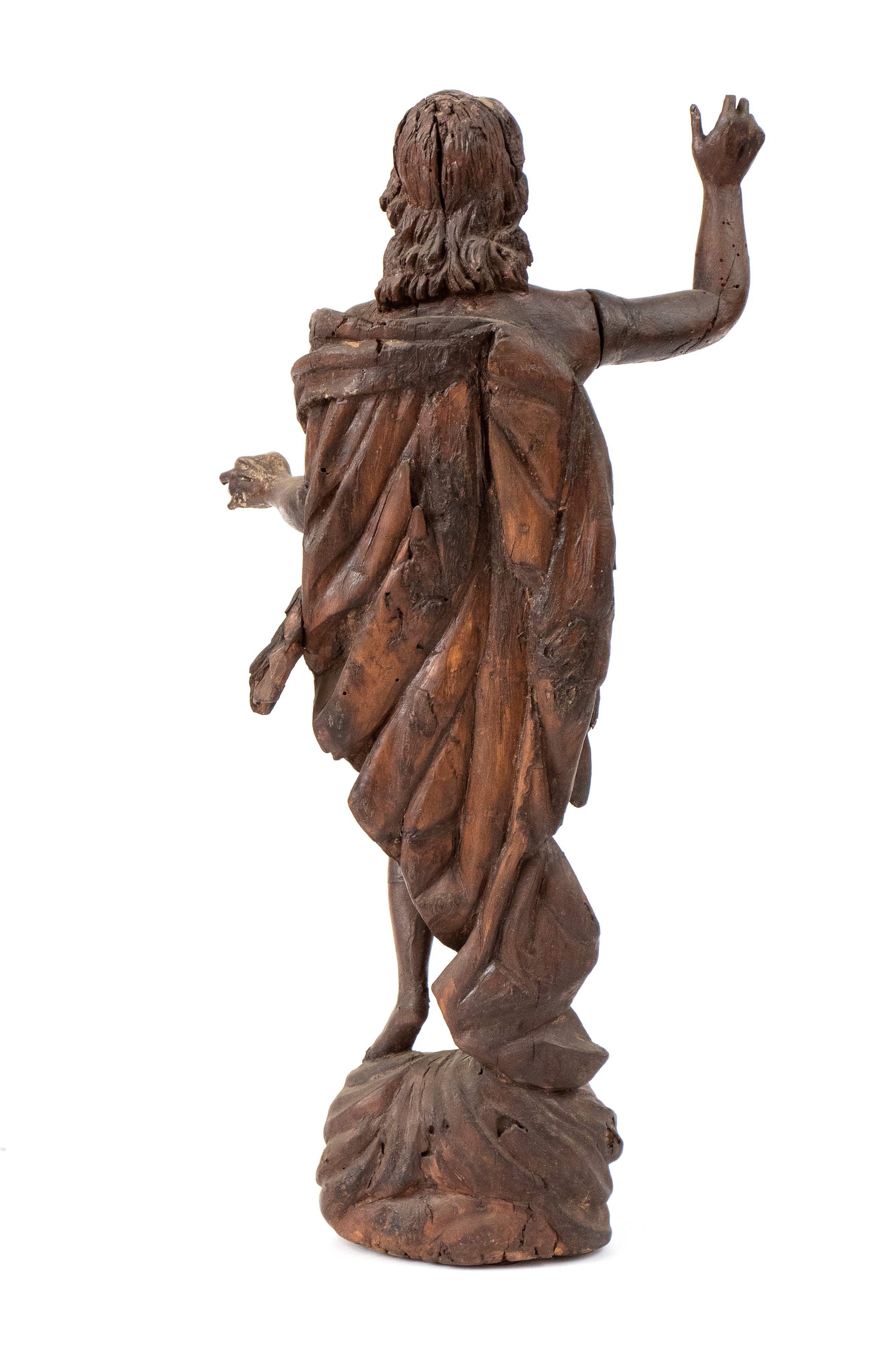 Scultore italiano del XVIII secolo, Cristo benedicente in legno