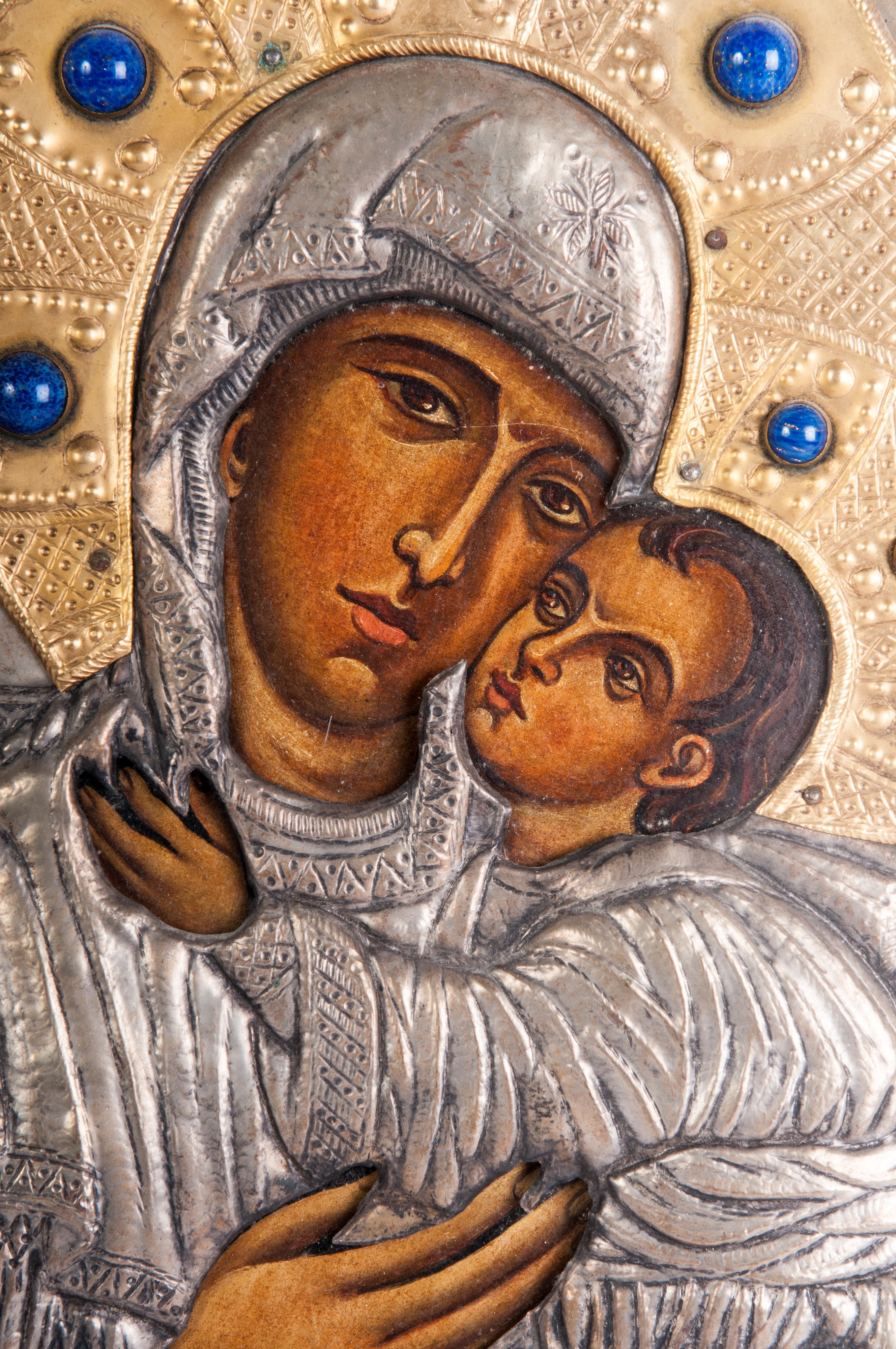 Madonna con Bambino, stampa su carta in policromia