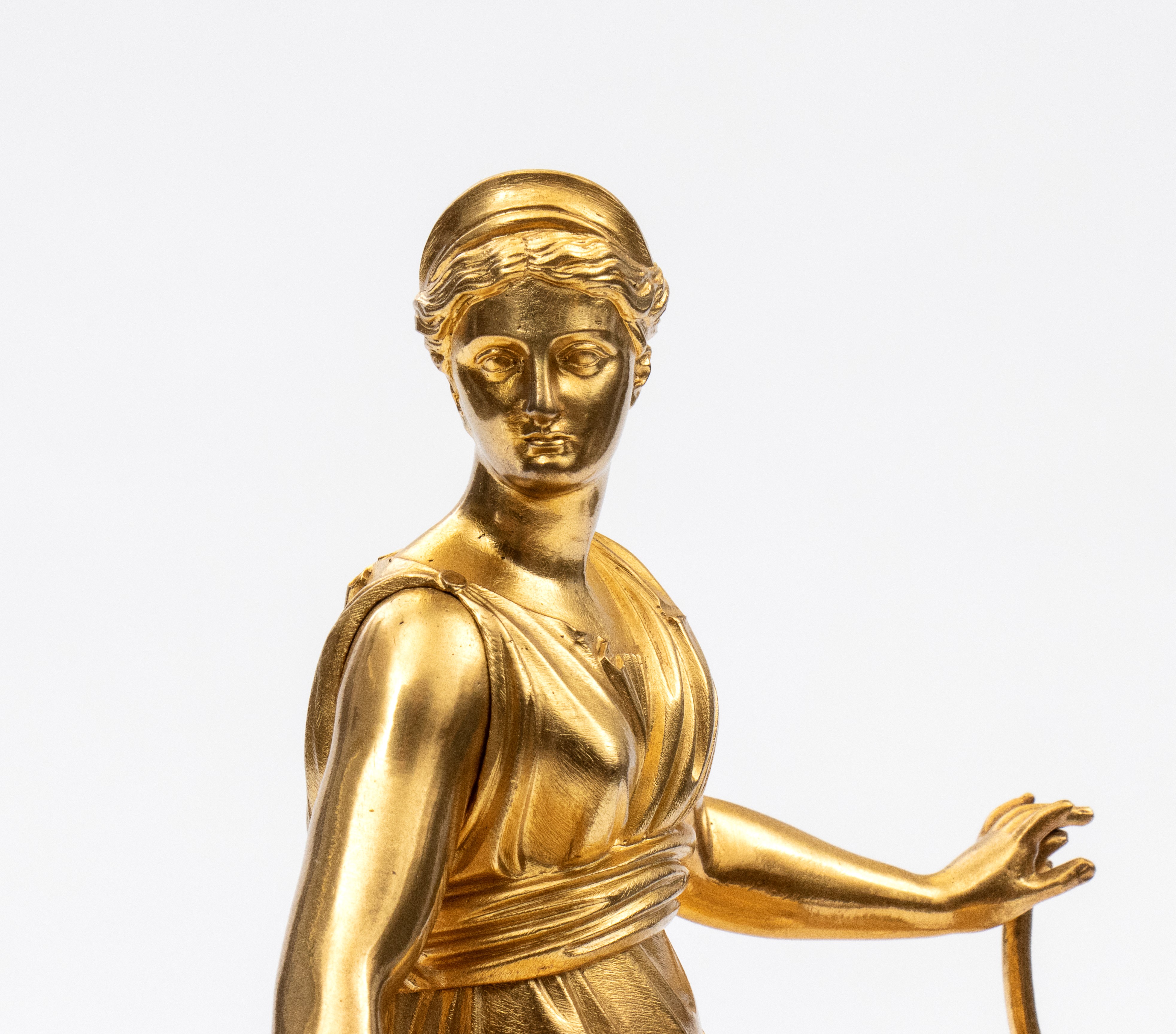Lepin À Paris - Orologio da tavolo in bronzo dorato, Francia, XIX secolo