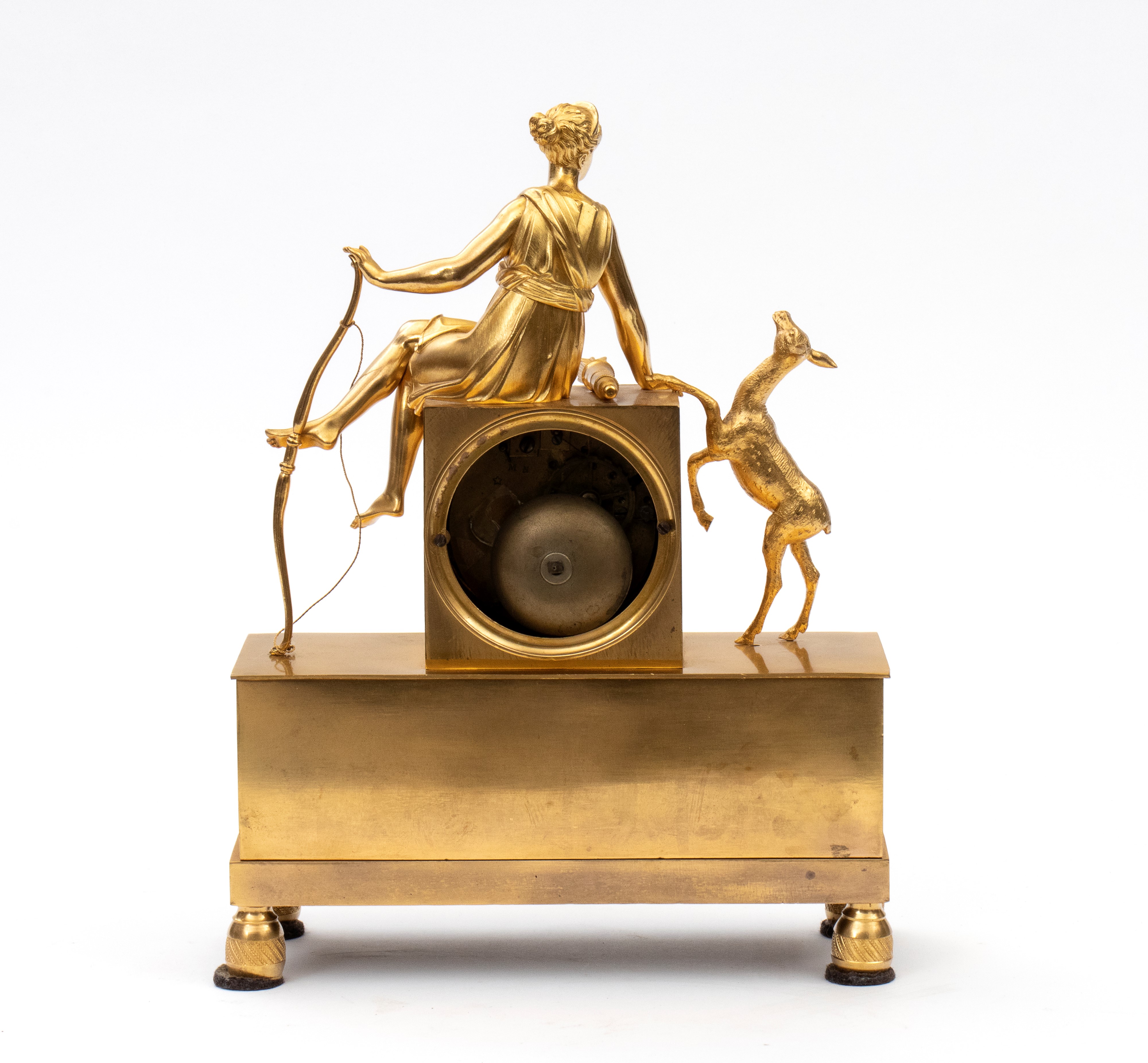 Lepin À Paris - Orologio da tavolo in bronzo dorato, Francia, XIX secolo