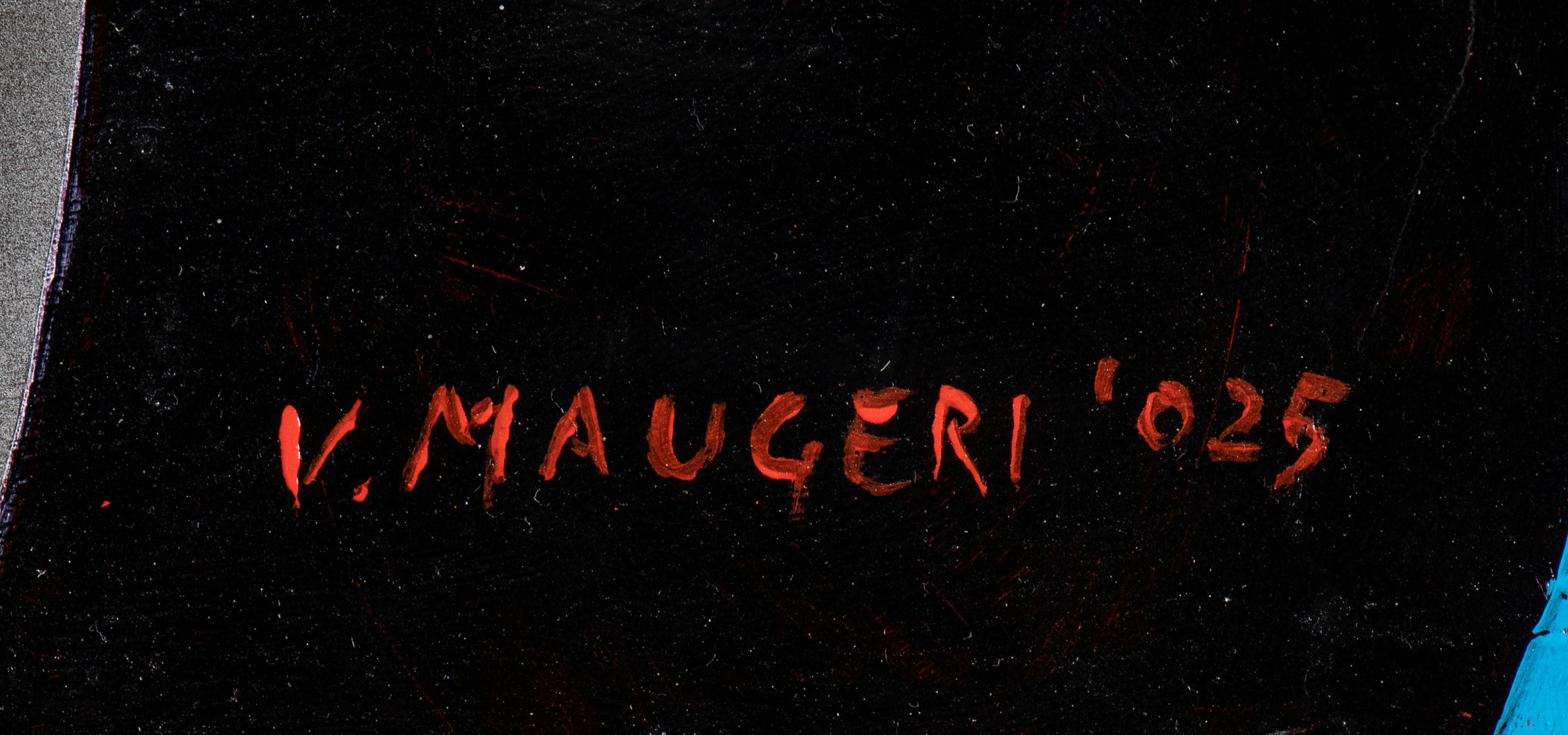 Vincenzo Maugeri - Camminare sulle uova, acrilico su tela