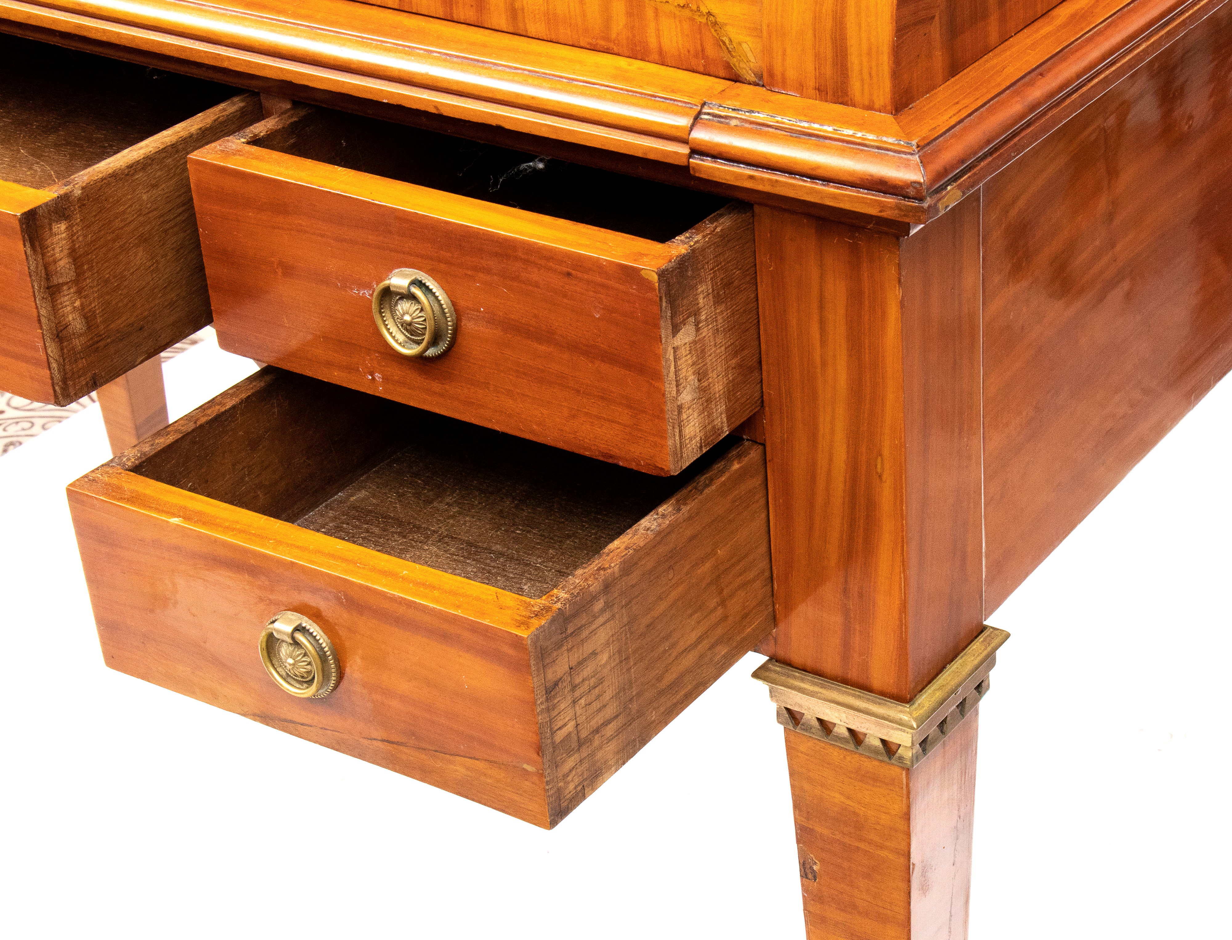 Mobile a rullo con alzata a vetrina