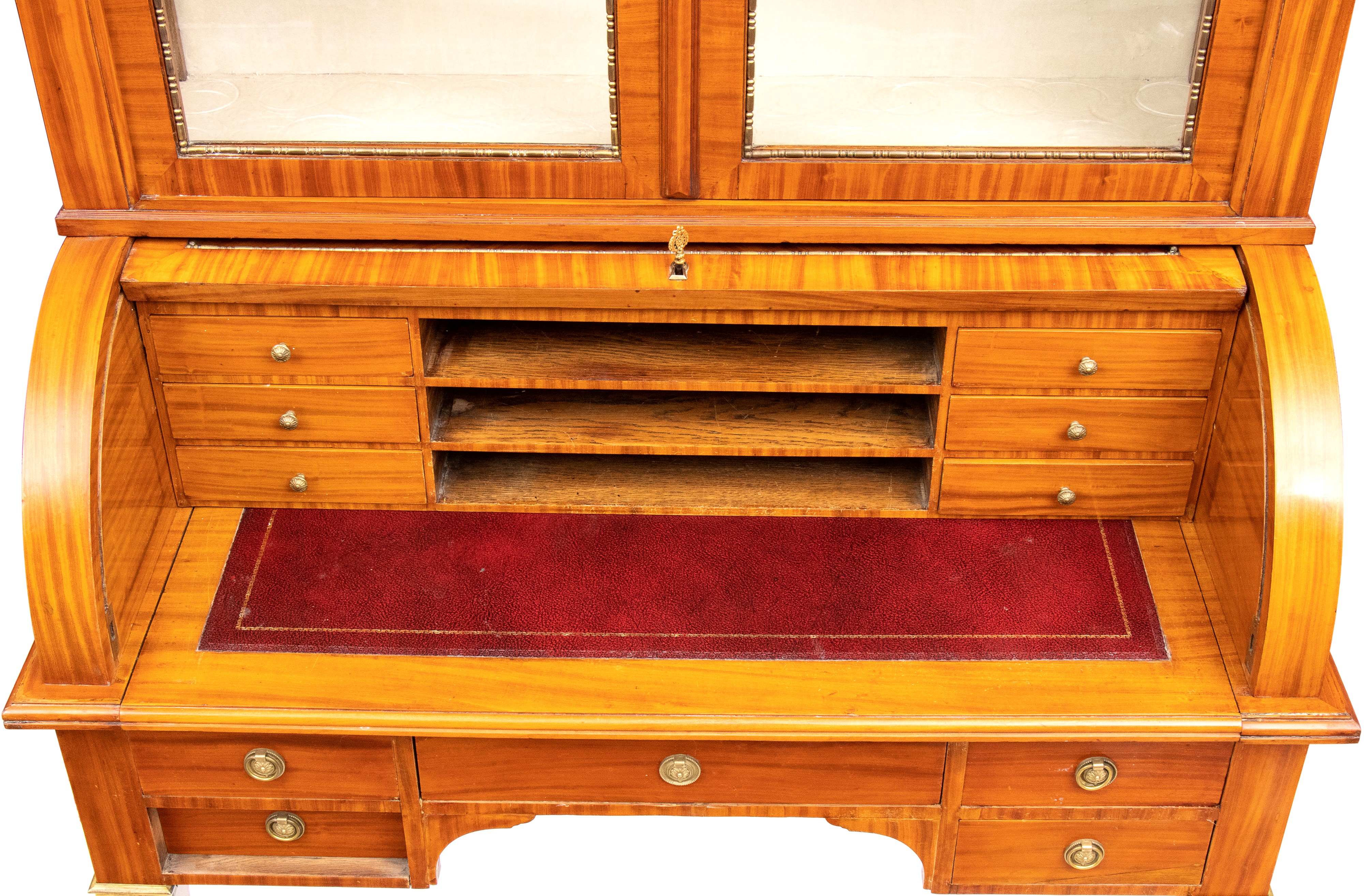 Mobile a rullo con alzata a vetrina