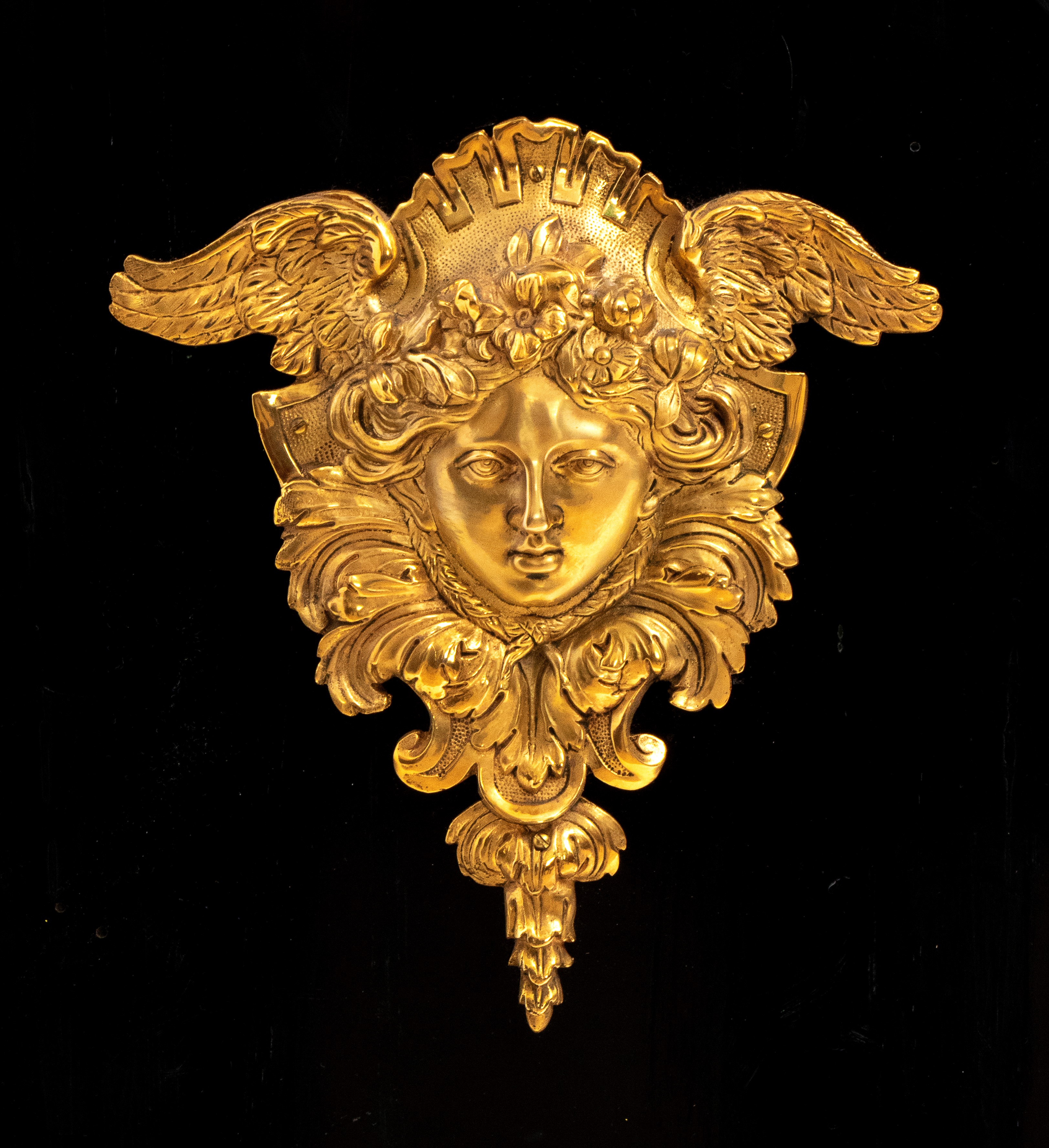 Hippolyte-edmé Pretot - Credenza ad un anta in stile Boulle con decorazioni in bronzo dorato e ap...