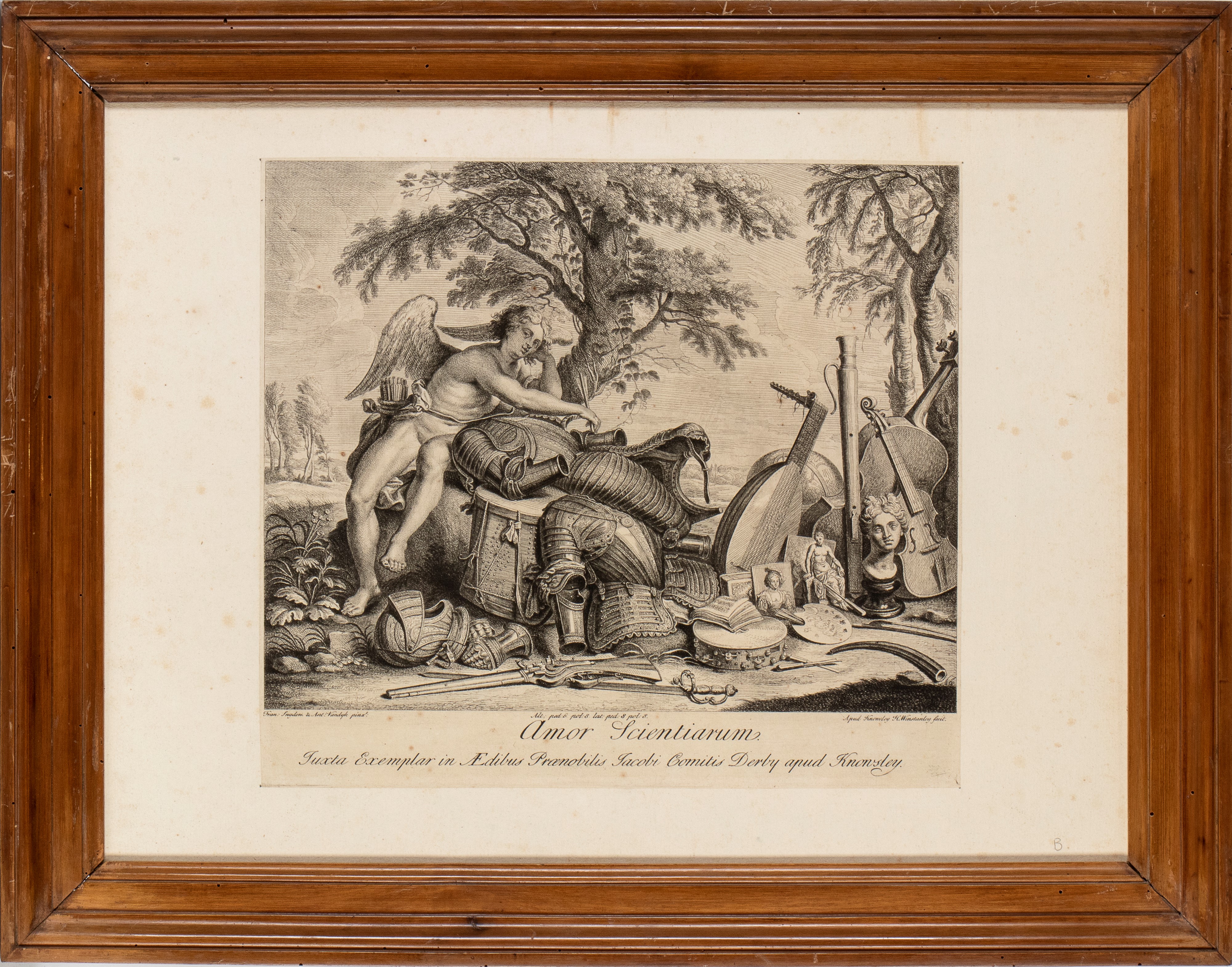 Hamlet Winstanley - Amor Scientiarum, acquaforte