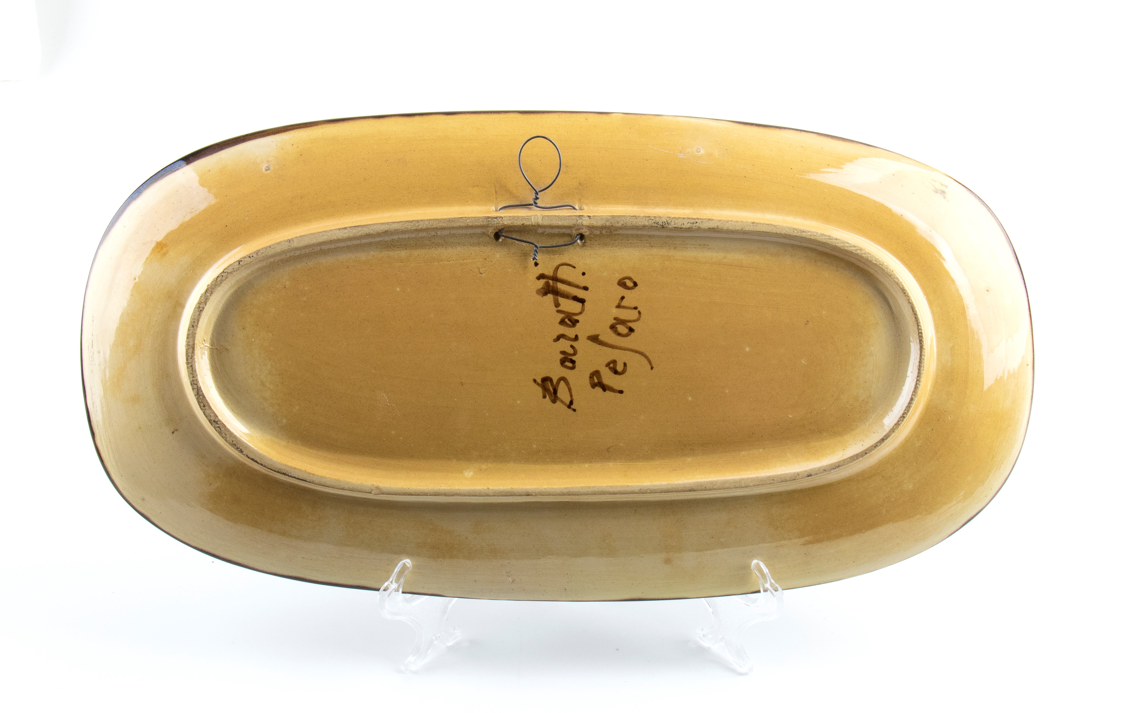 Piatto ovale da muro