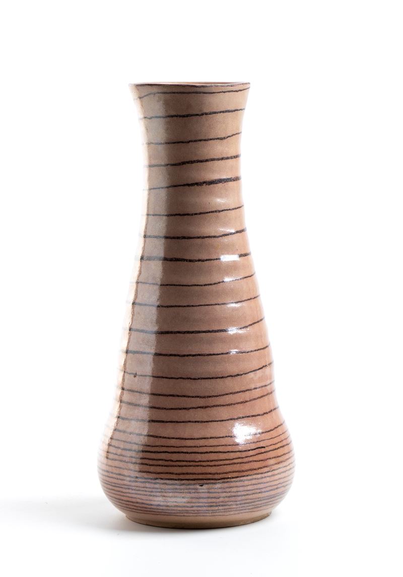 Museo Artistico Industriale, Roma - Vaso in ceramica con decorazioni concentriche, Roma, 1955