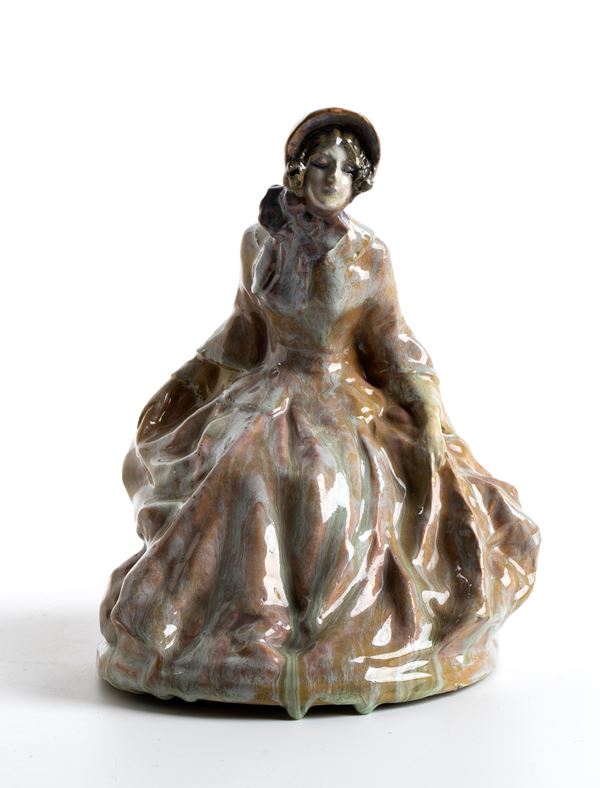 DOMENICO MASTROIANNI - Fanciulla in abito elegante