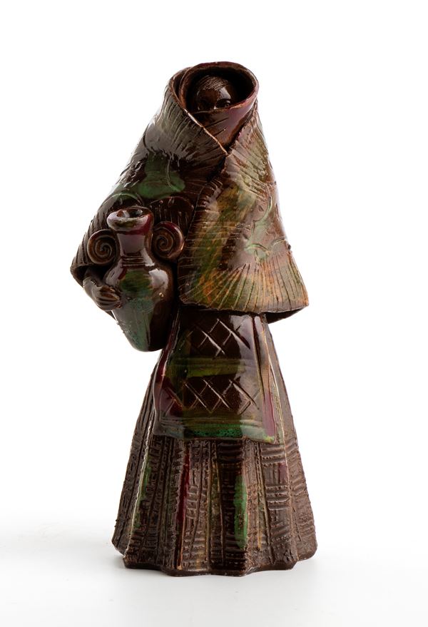 GIUSEPPE SILECCHIA - Donna in costume sardo