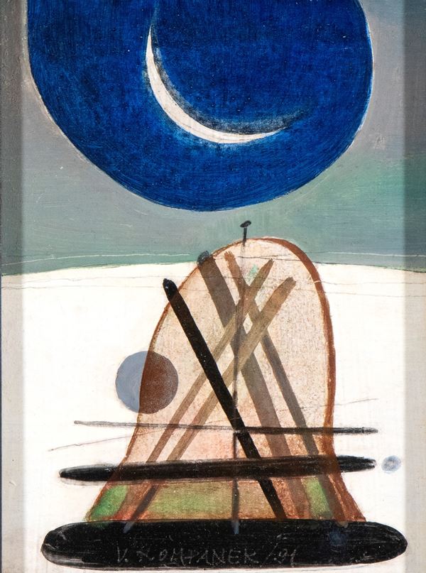 VLADIMIR KOMP&#193;NEK - Kôpka s mesiacom