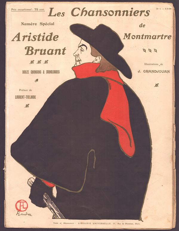 Les Chansonniers de Montmartre: numére special Aristide Bruant