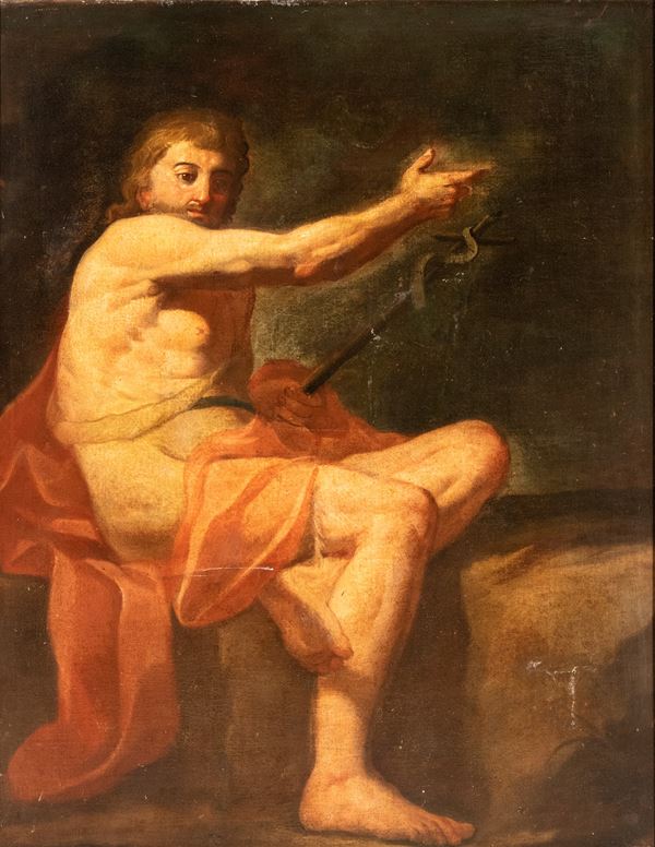 Dipinto raffigurante San Giovanni Battista, Italia