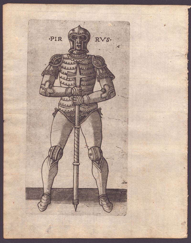 Incisore anonimo fiorentino del XV secolo, Pirrus