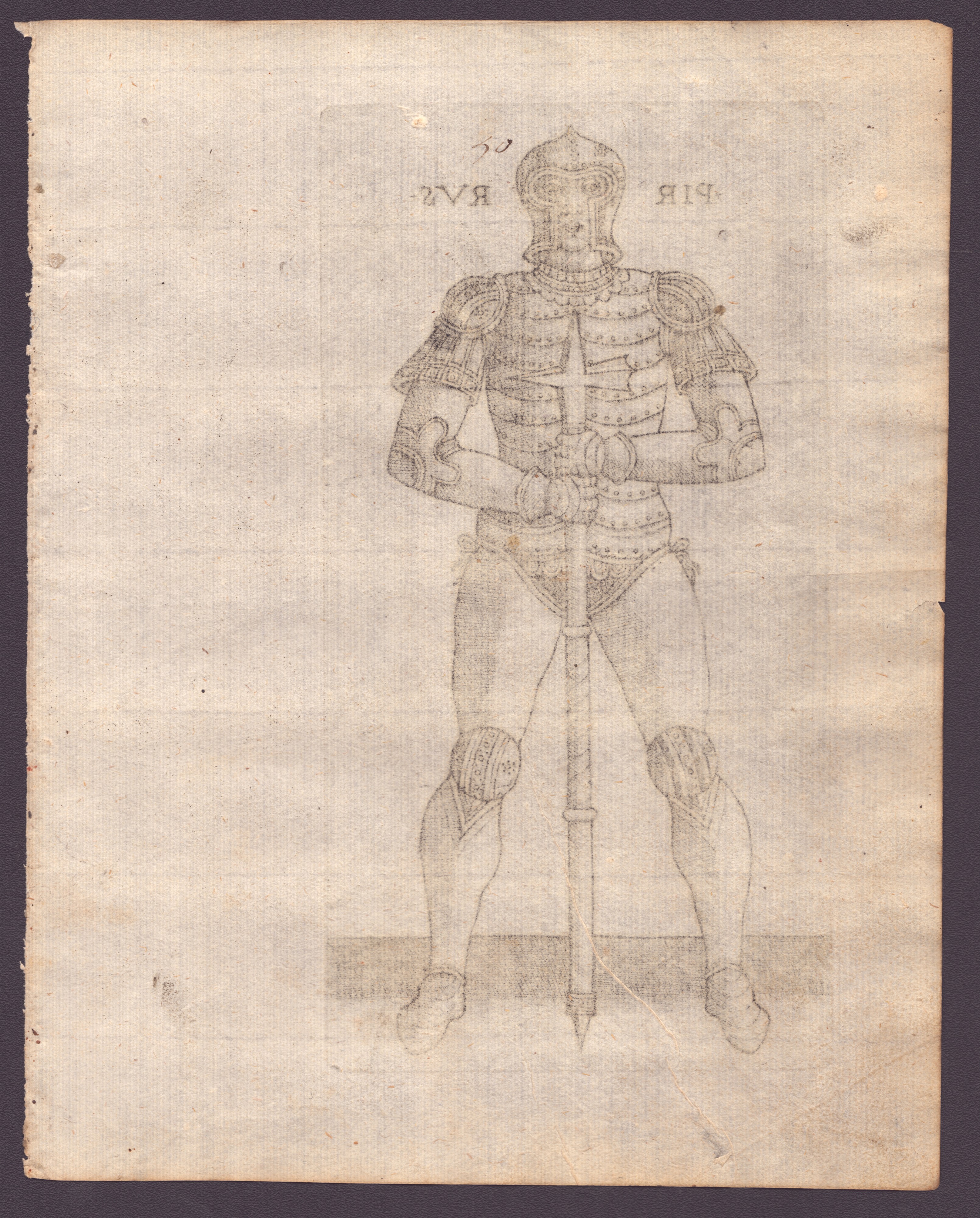 Incisore anonimo fiorentino del XV secolo, Pirrus