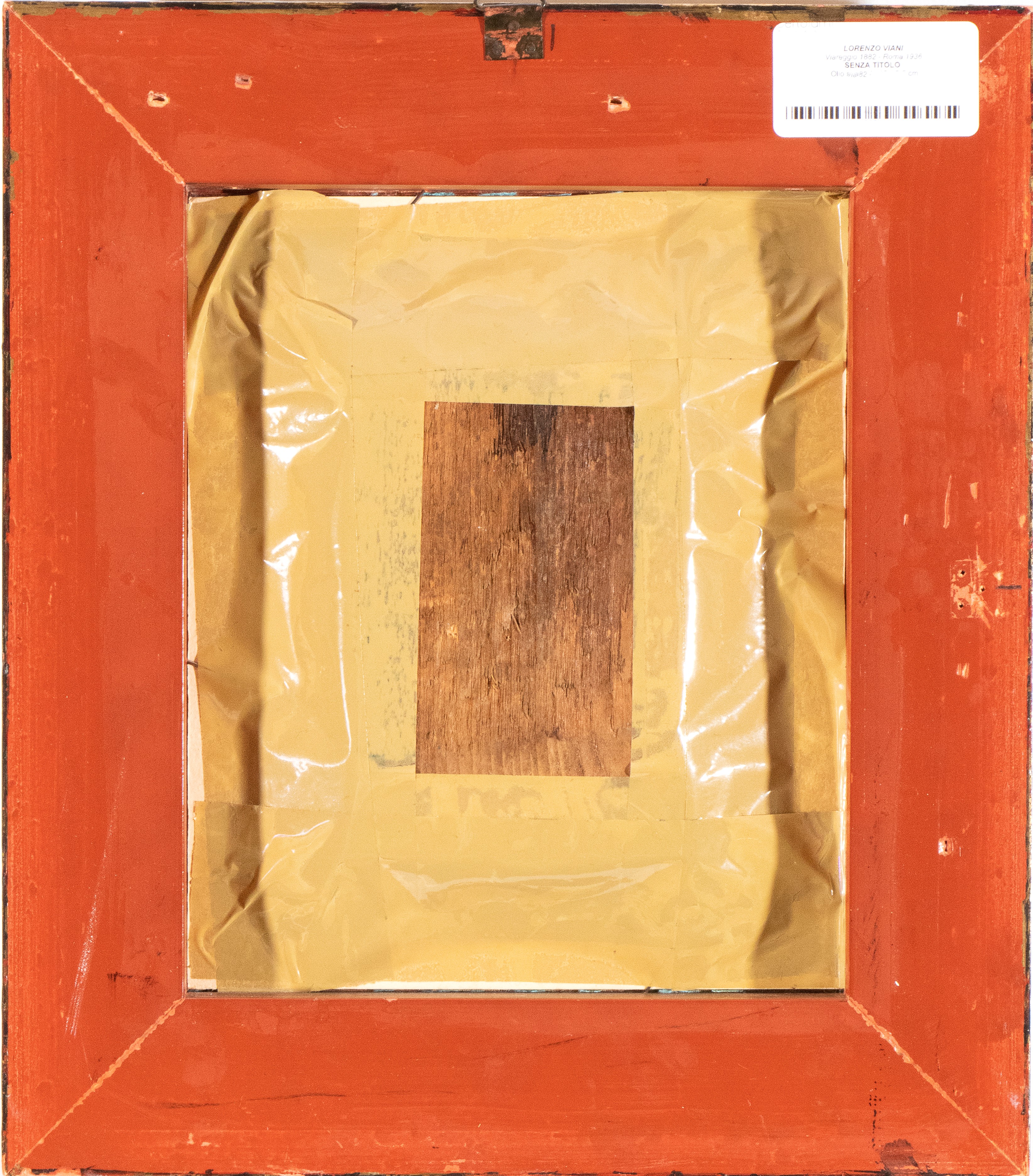 Lorenzo Viani - Composizione senza titolo, olio su tavola