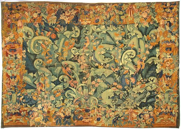 Arazzo con verdure, copia da  Rambouillet Ateliers