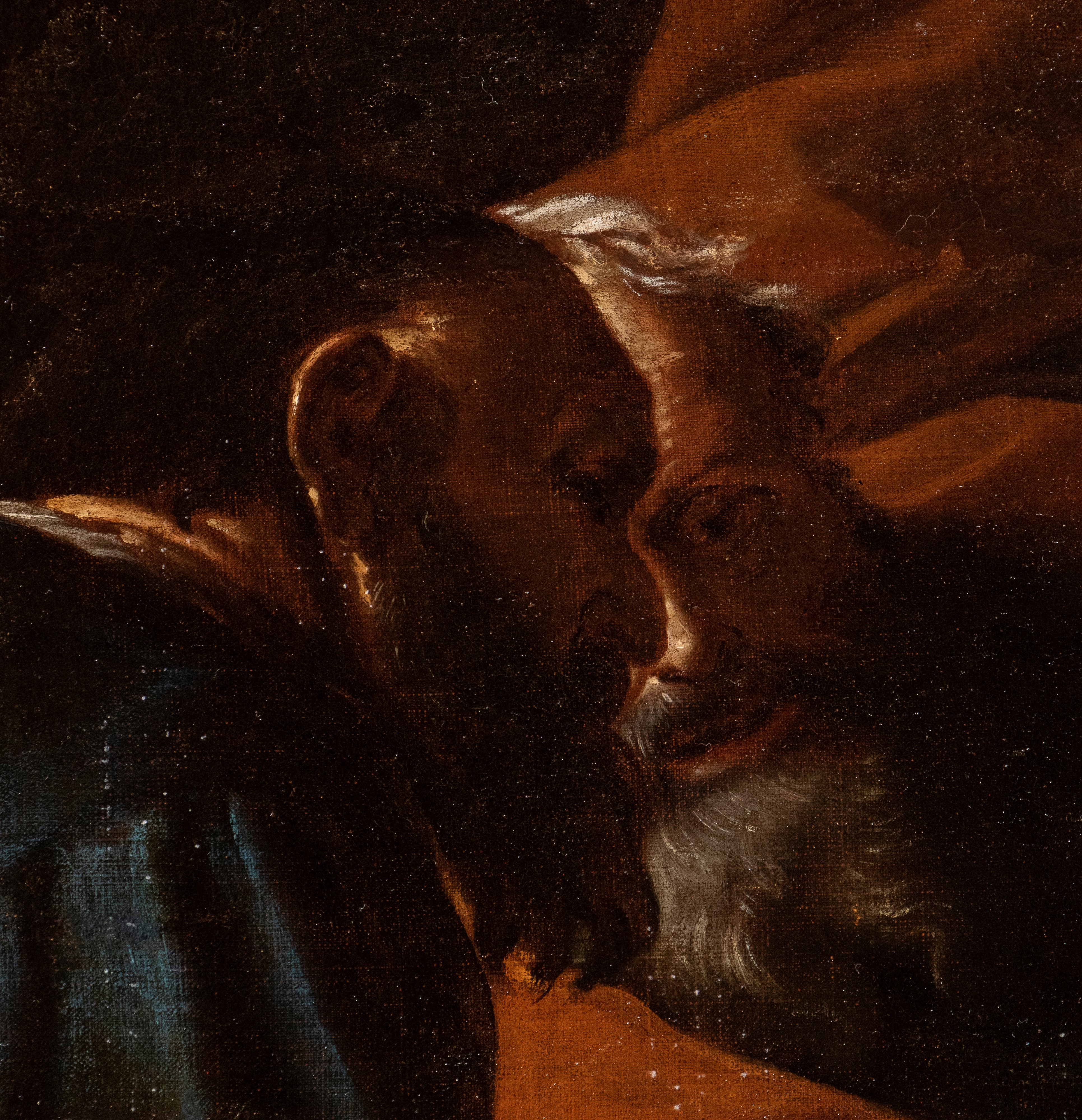 Giobbe sul letamaio visitato dai suoi tre amici