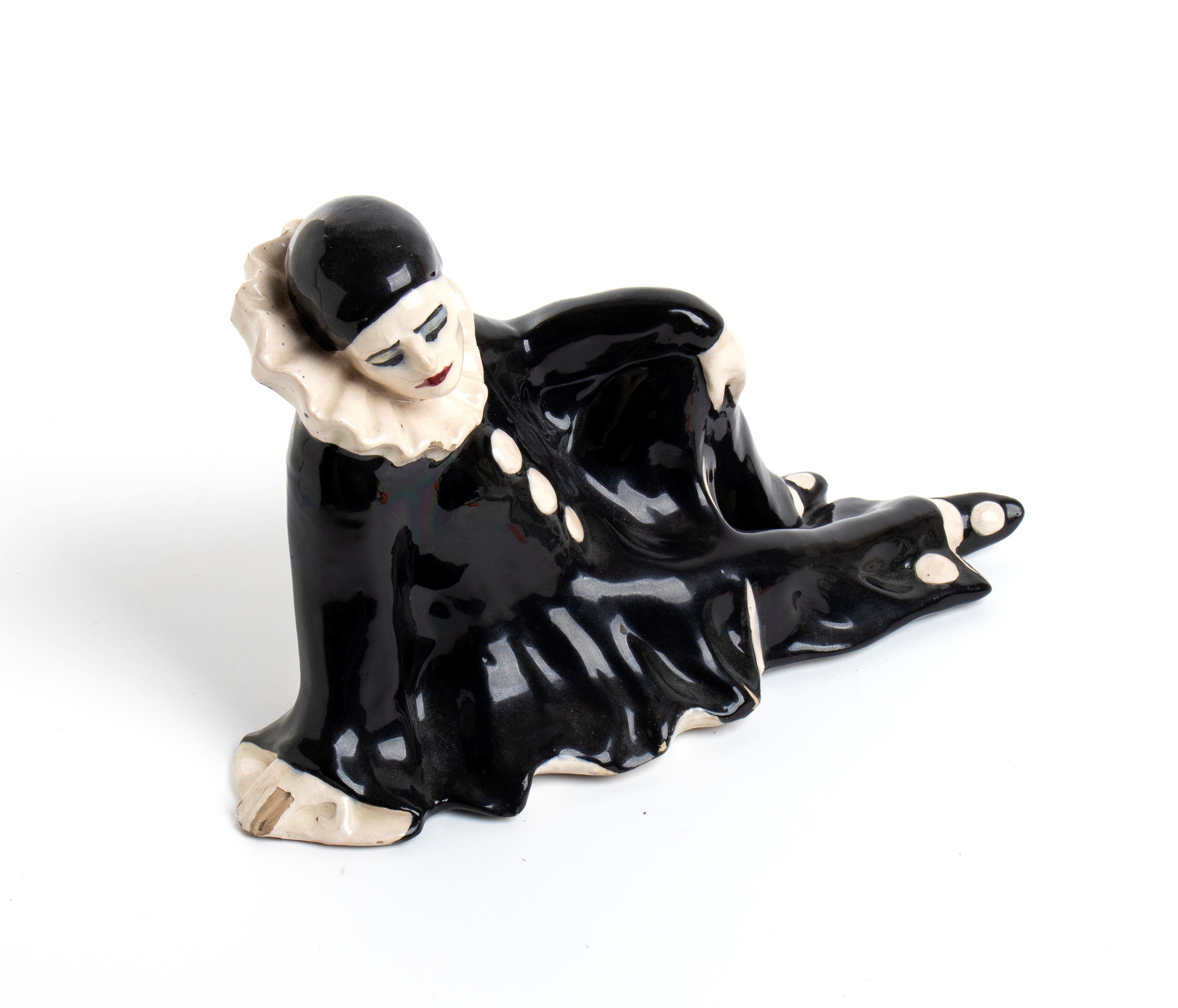 Ruggero Lanni - Pierrot in ceramica