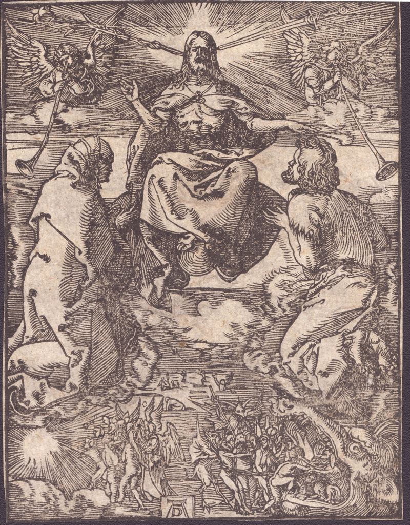 Joannes Mommart - Giudizio universale, xilografia