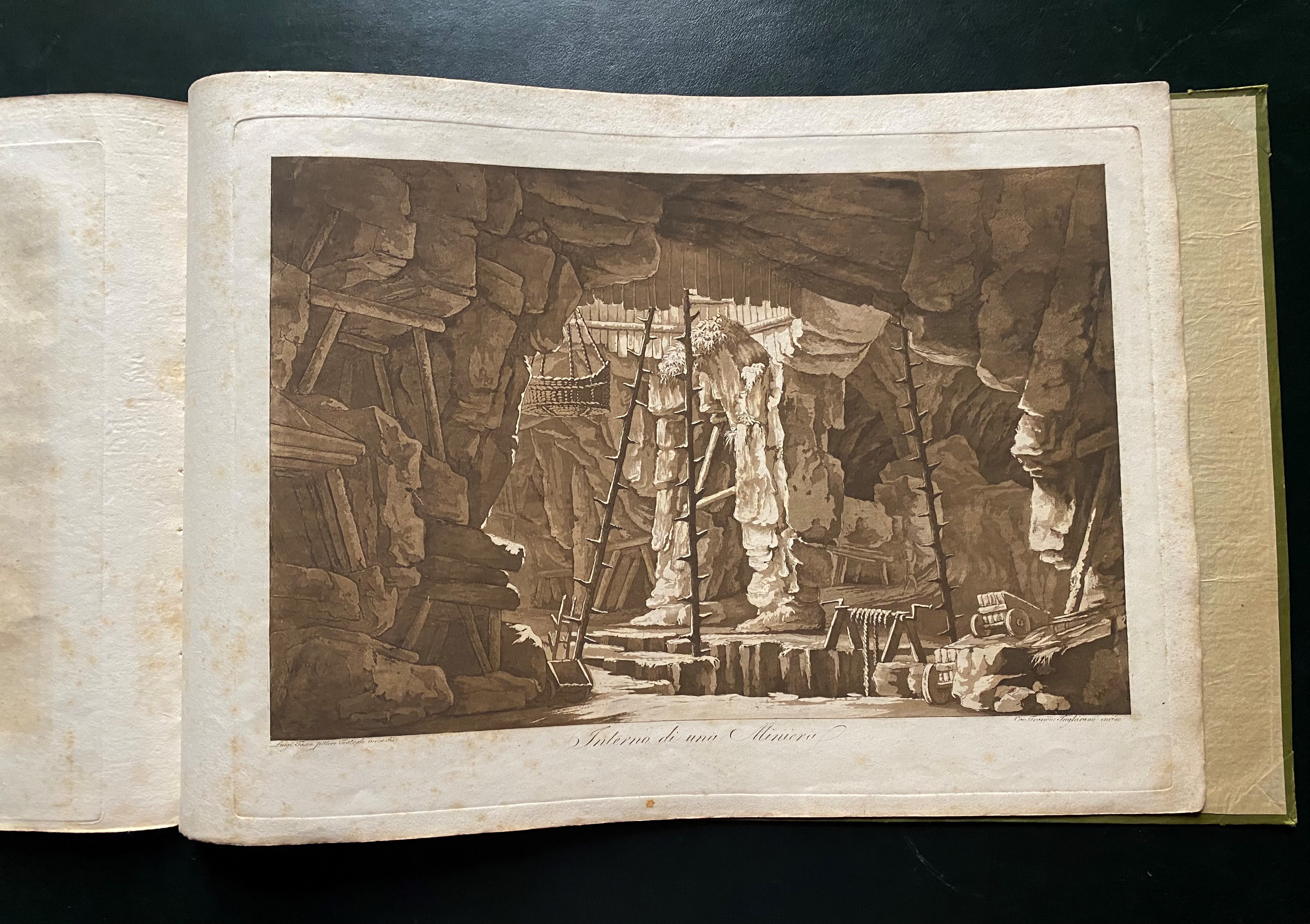 Francesco Inghirami - Collezione di otto disegni per decorazioni teatrali, 1820