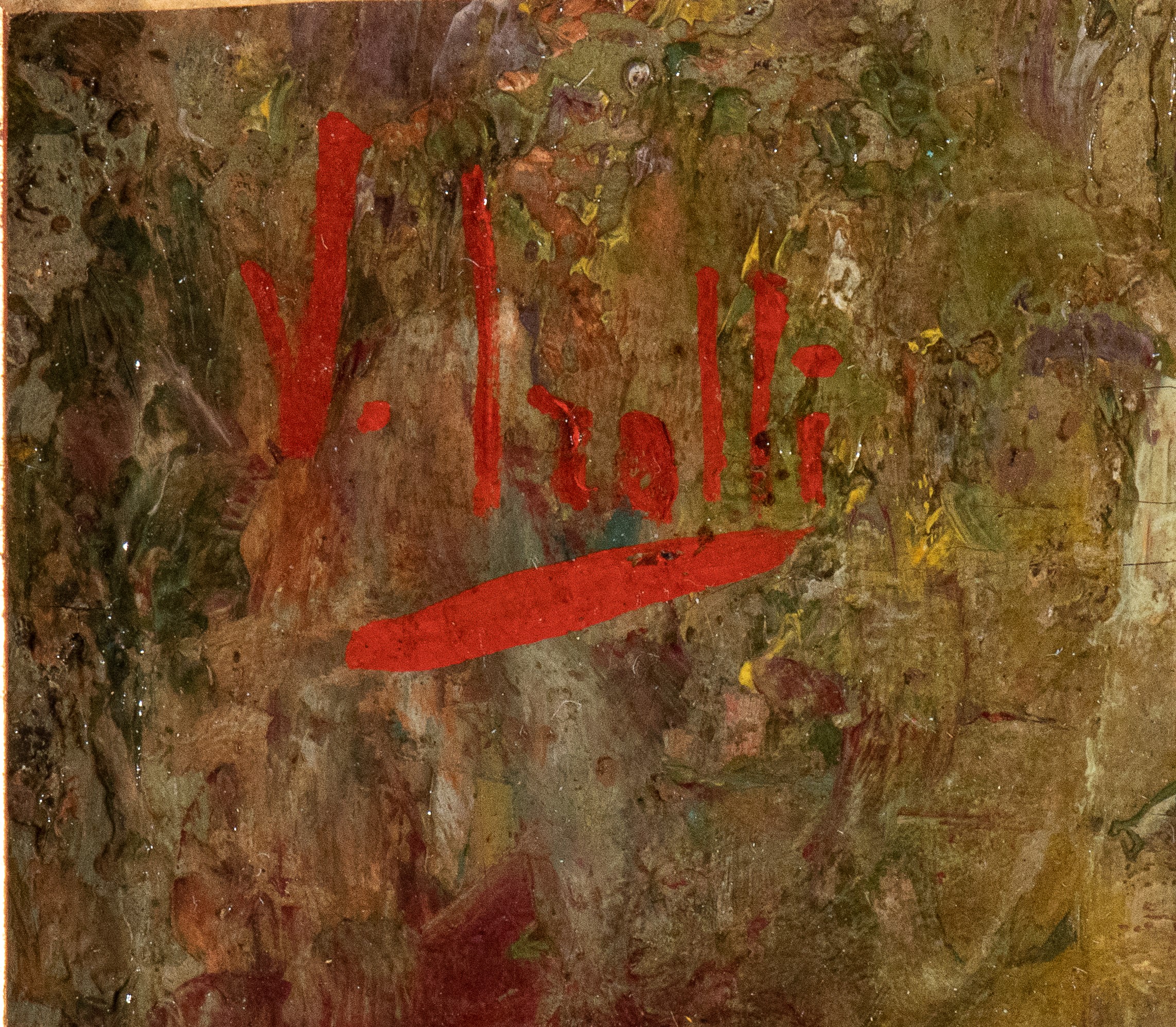 Vincenzo Irolli - Profilo di giovane donna, olio su tela