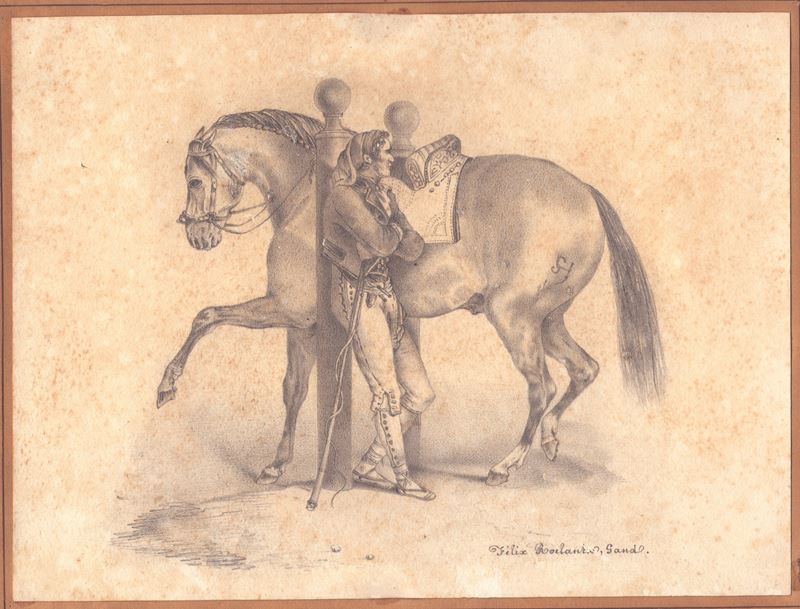 Artista francese del XIX secolo, Cavaliere