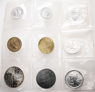 San Marino. Divisionale 1978 con 500 Lire in Argento. Fdc